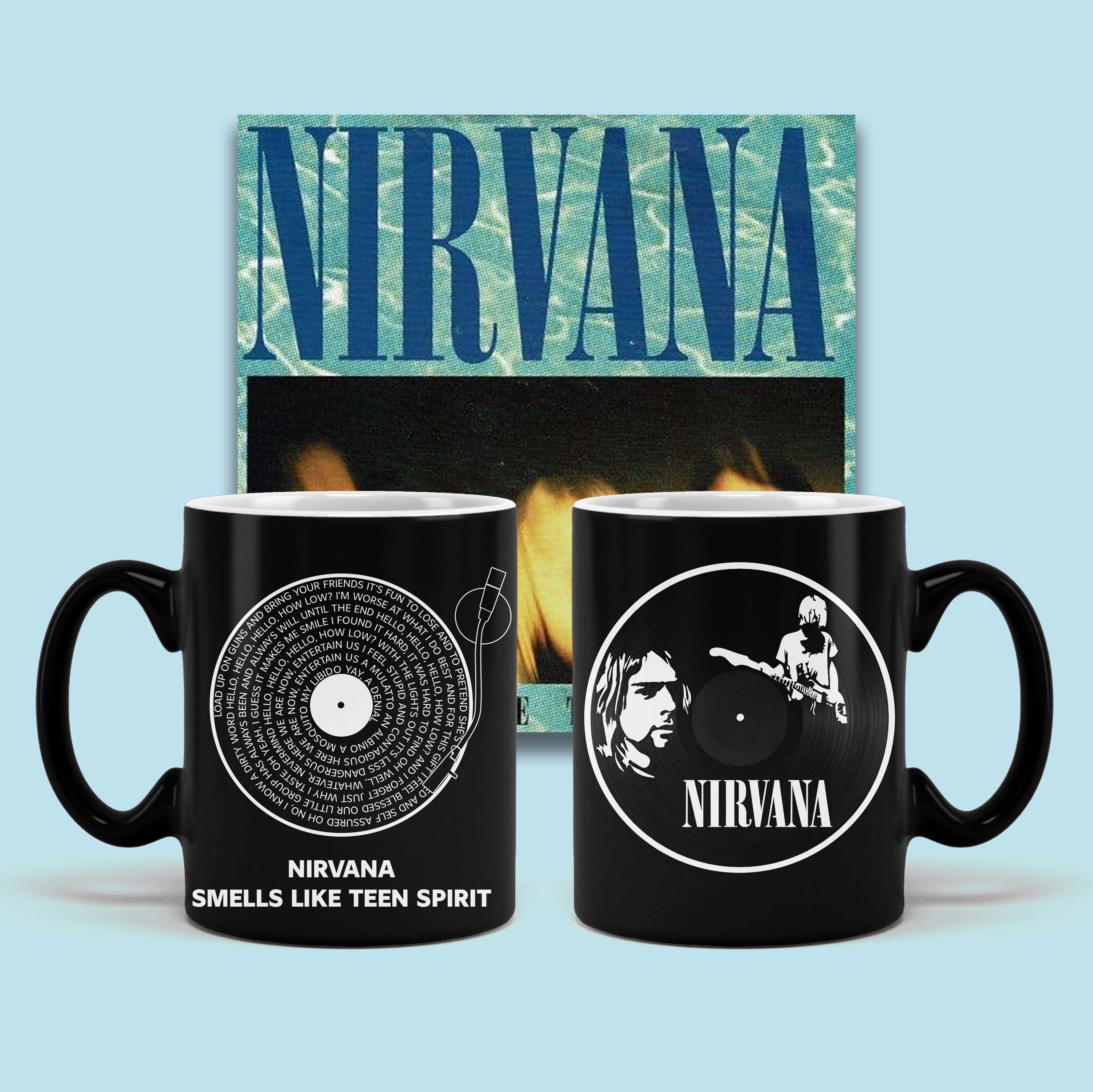Nirvana - Smells Like Teen Spirit black Mug MS10016