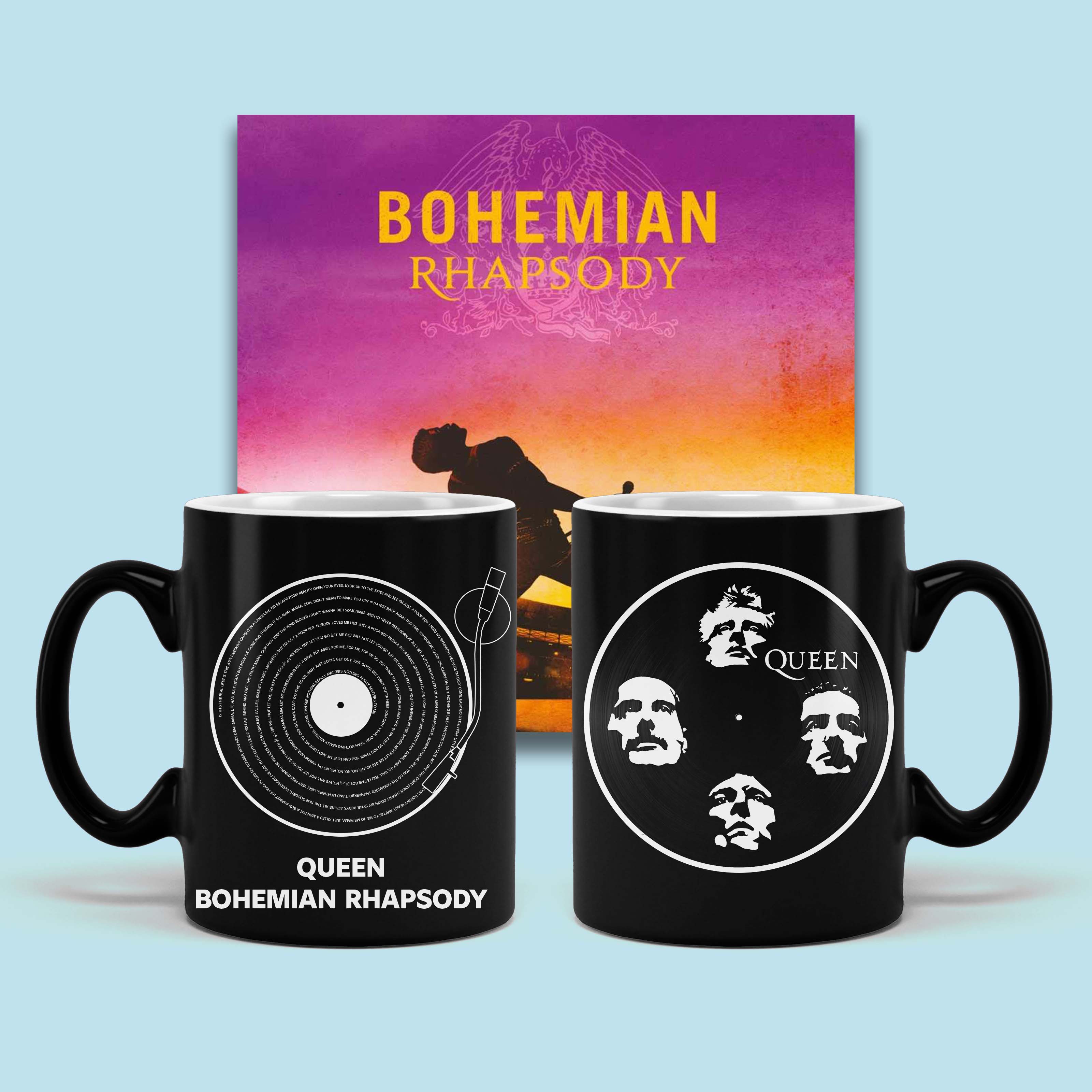 Queen - Bohemian Rhapsody black Mug MS10020