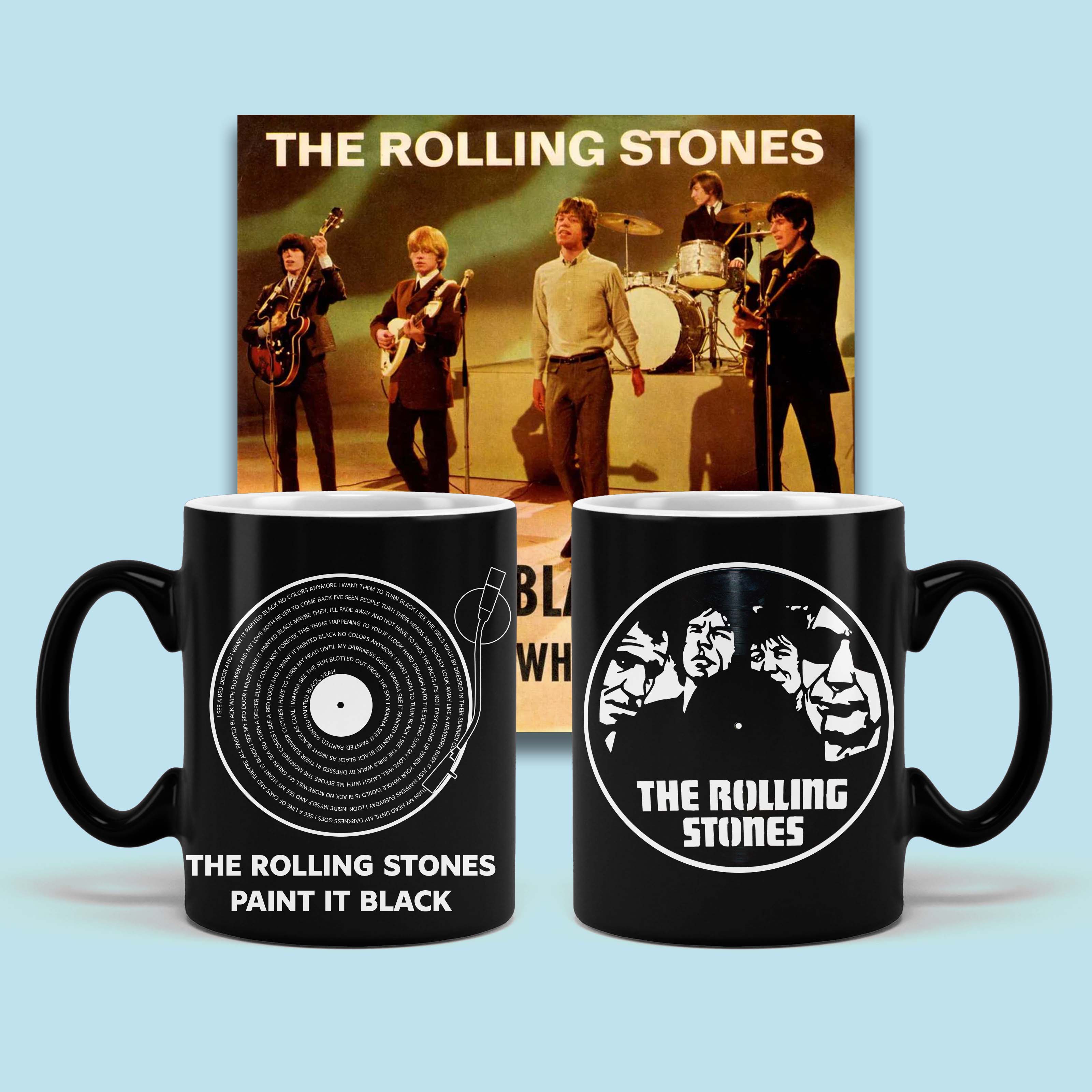 The Rolling Stones - Paint It Black black Mug MS10028