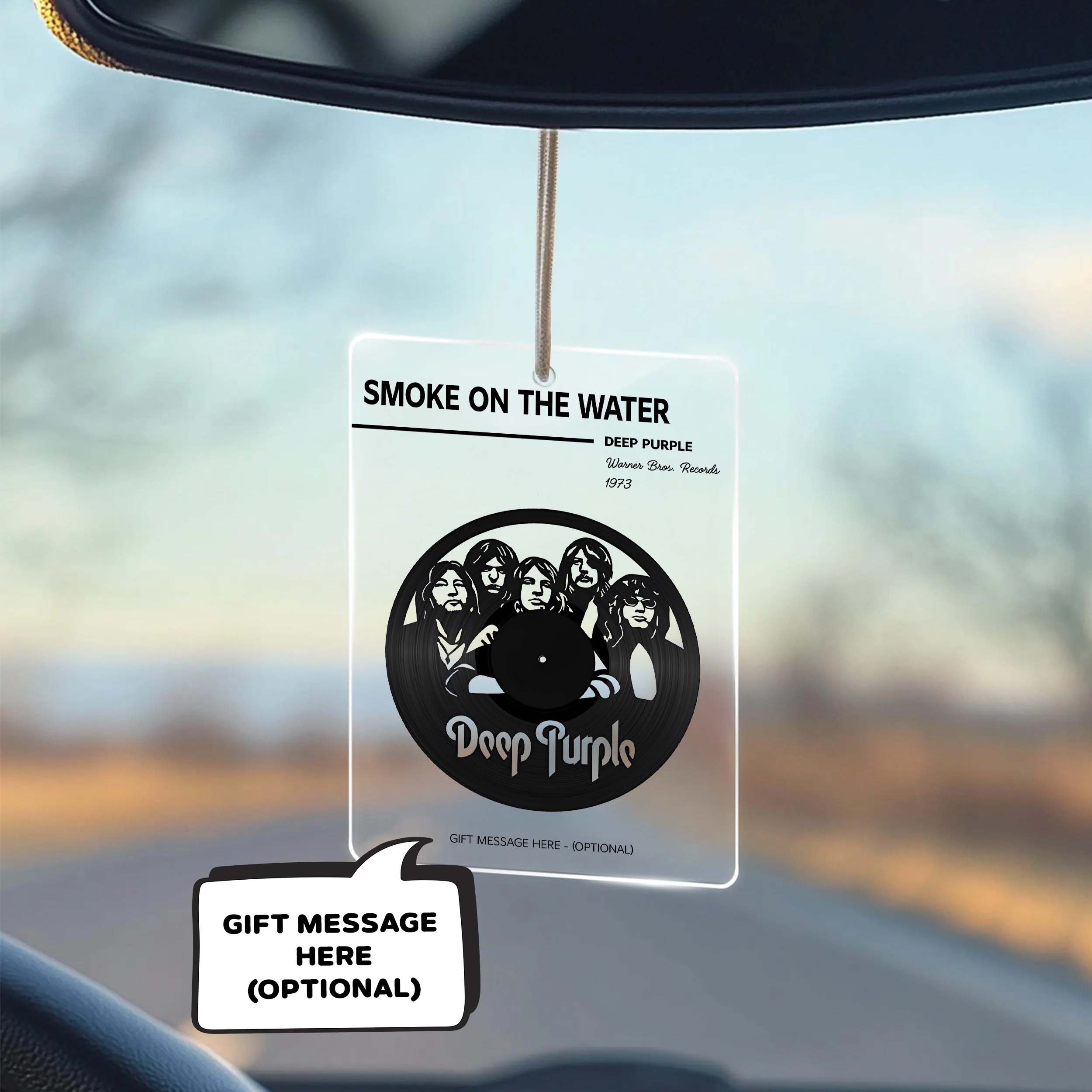 Deep Purple - Smoke on the Water Acrylic Car Ornament MS10053