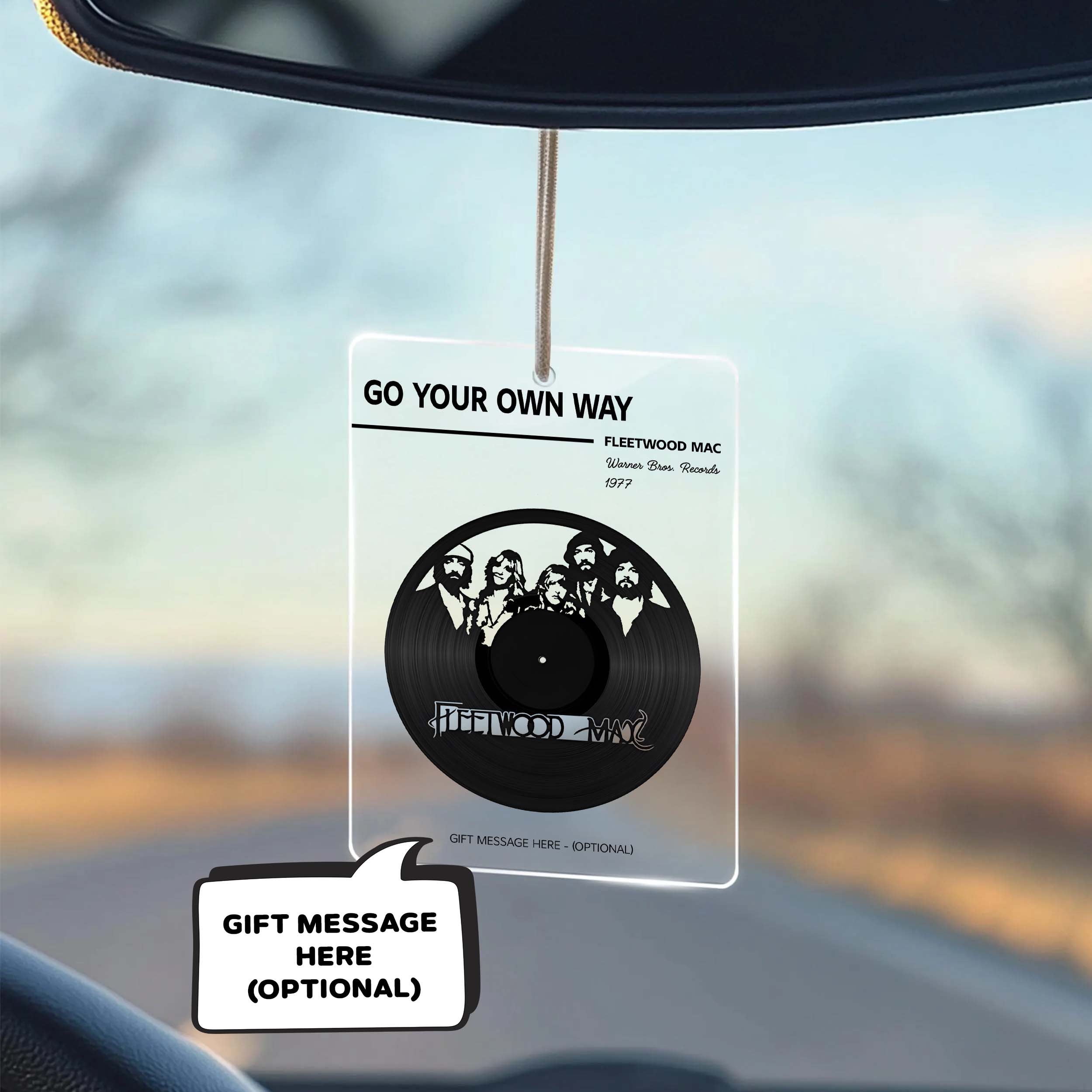 Fleetwood Mac - Go Your Own Way Acrylic Car Ornament MS10055