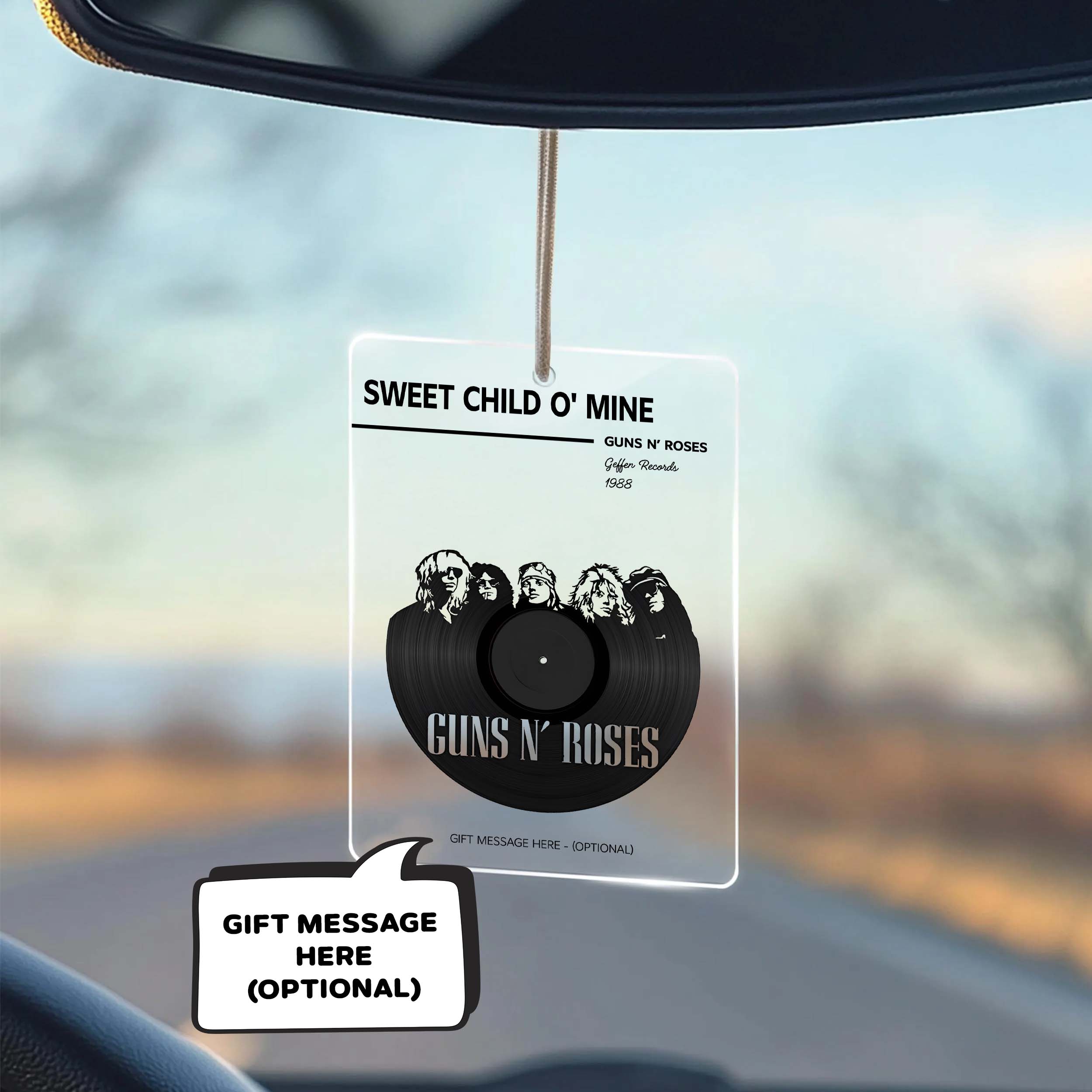 Guns N Roses - Sweet Child O_ Mine Acrylic Car Ornament MS10056