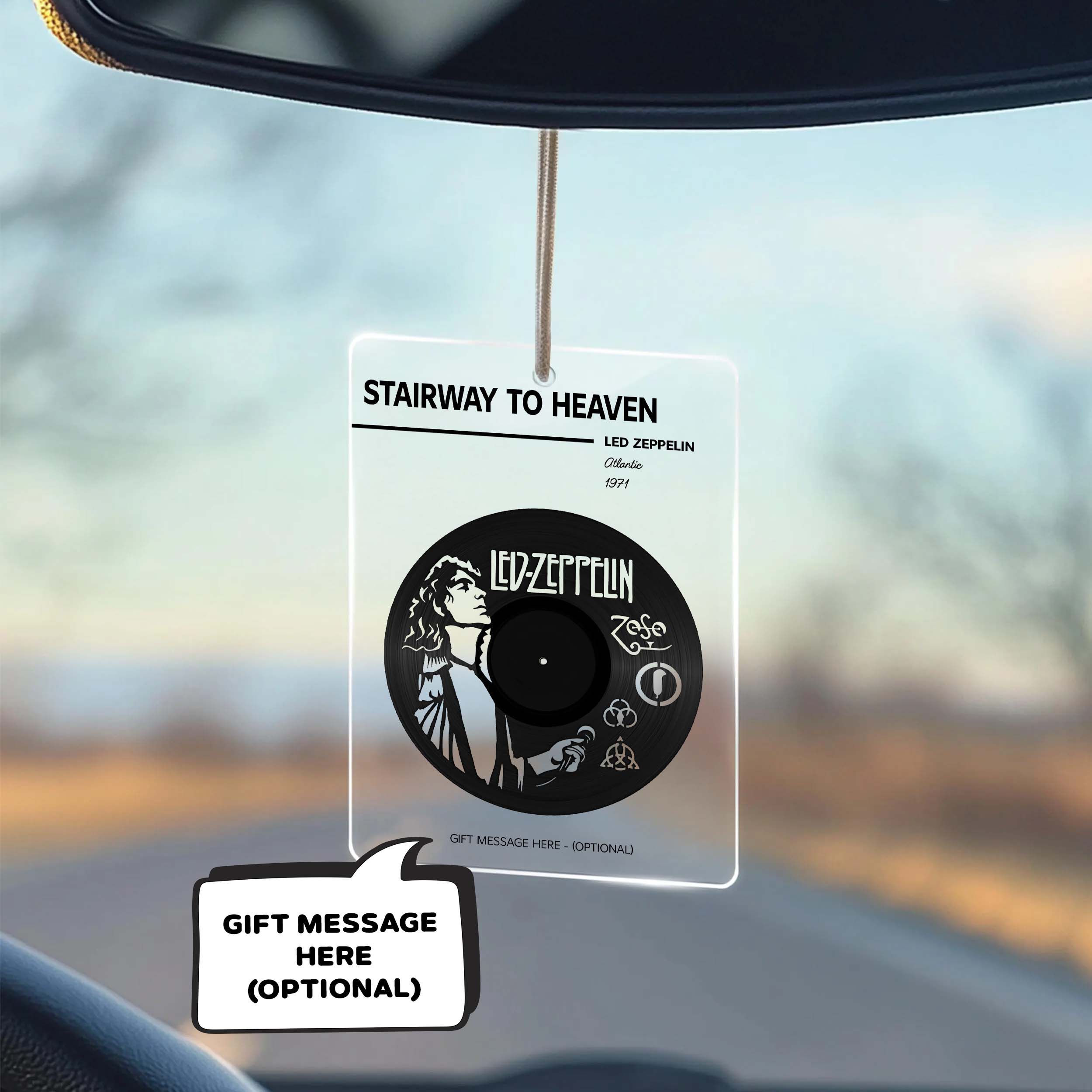 Led Zeppelin - Stairway to Heaven Acrylic Car Ornament MS10057