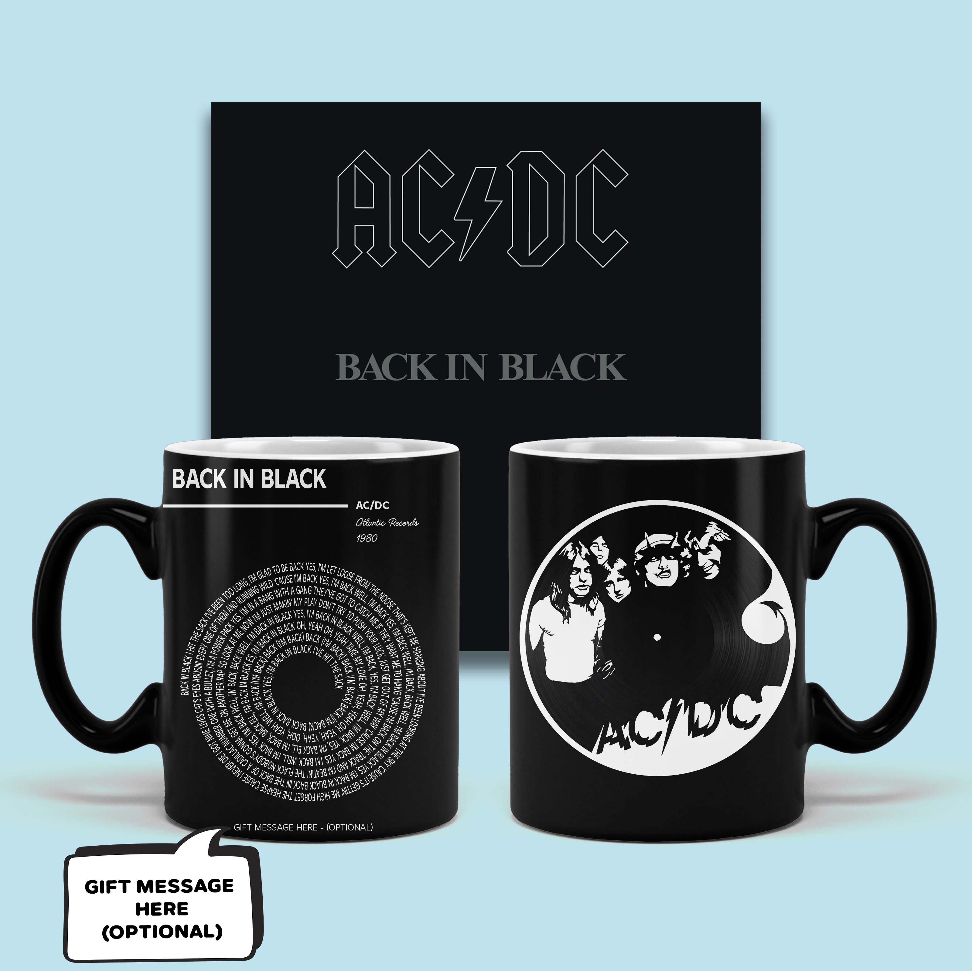 ACDC - Back in Black black Mug MS10068
