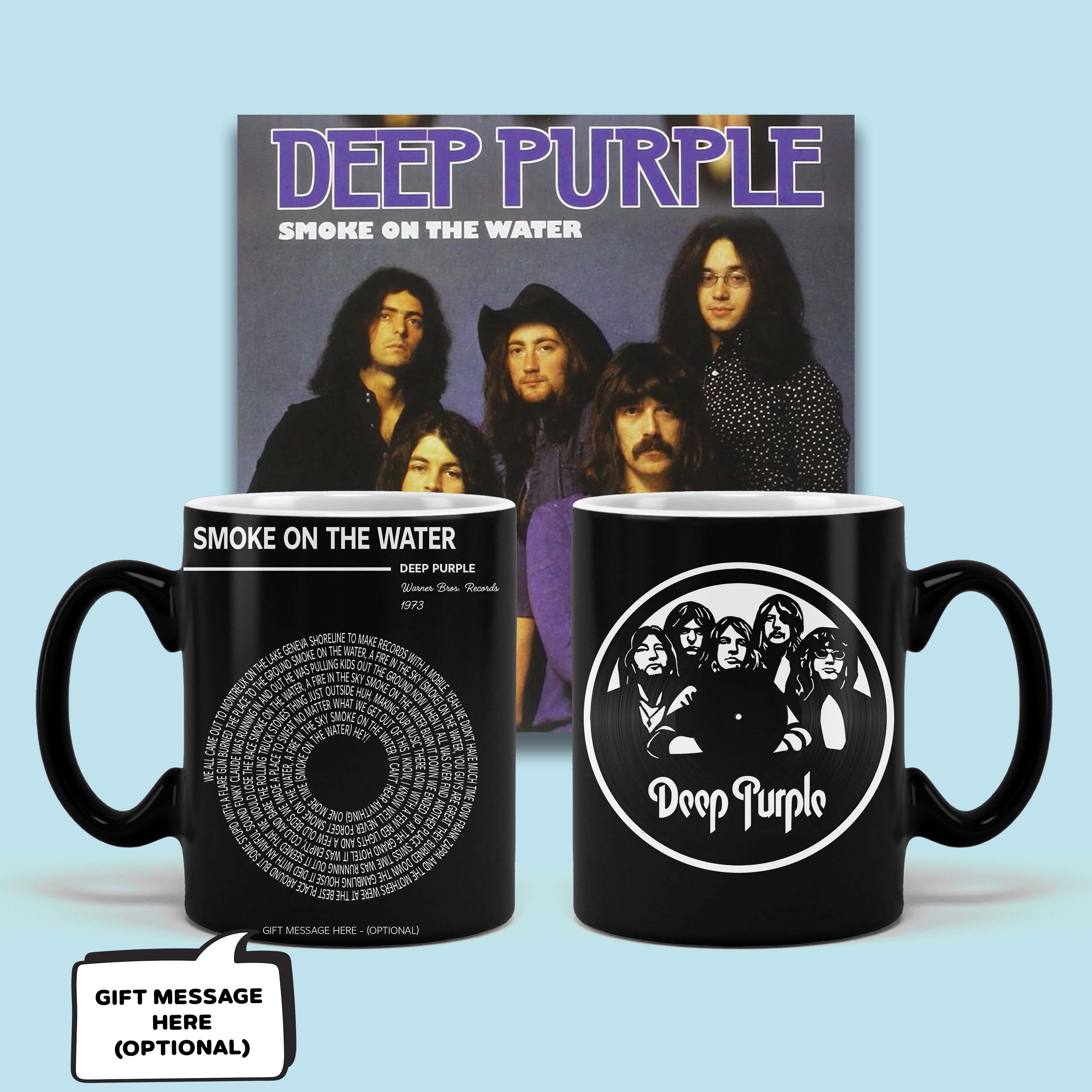 Deep Purple - Smoke on the Water black Mug MS10072