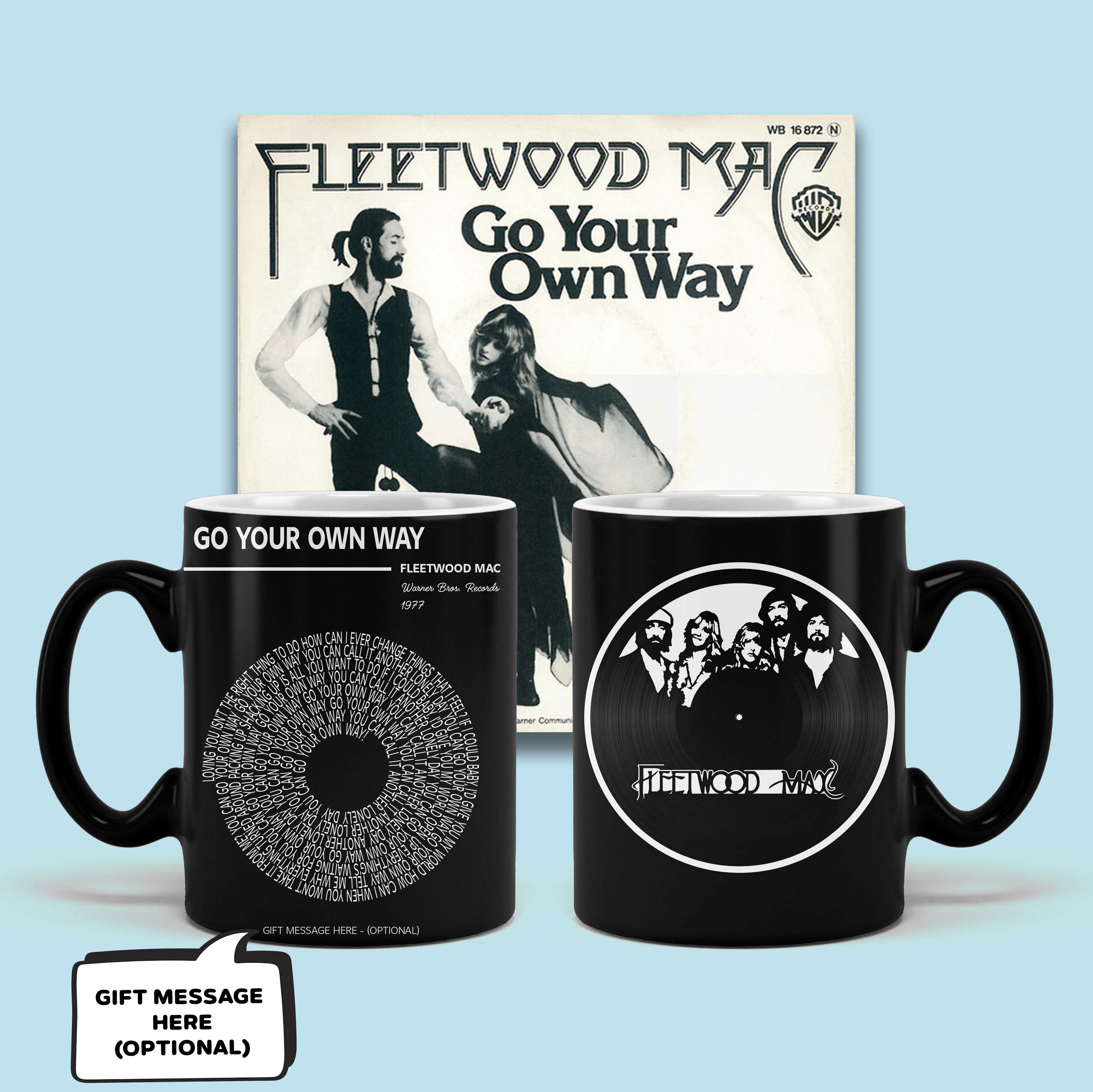 Fleetwood Mac - Go Your Own Way black Mug MS10076