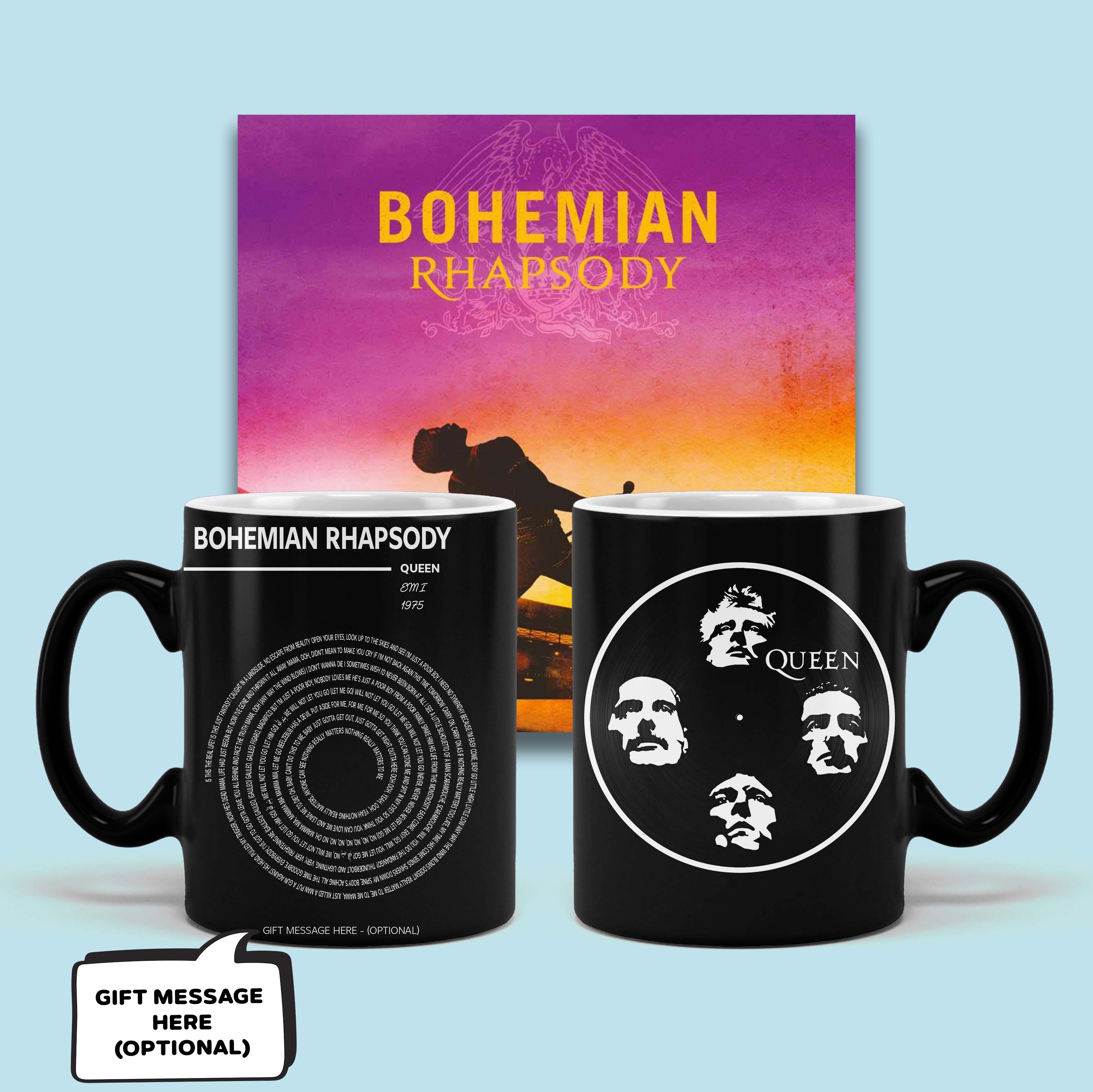 Queen - Bohemian Rhapsody black Mug MS10088