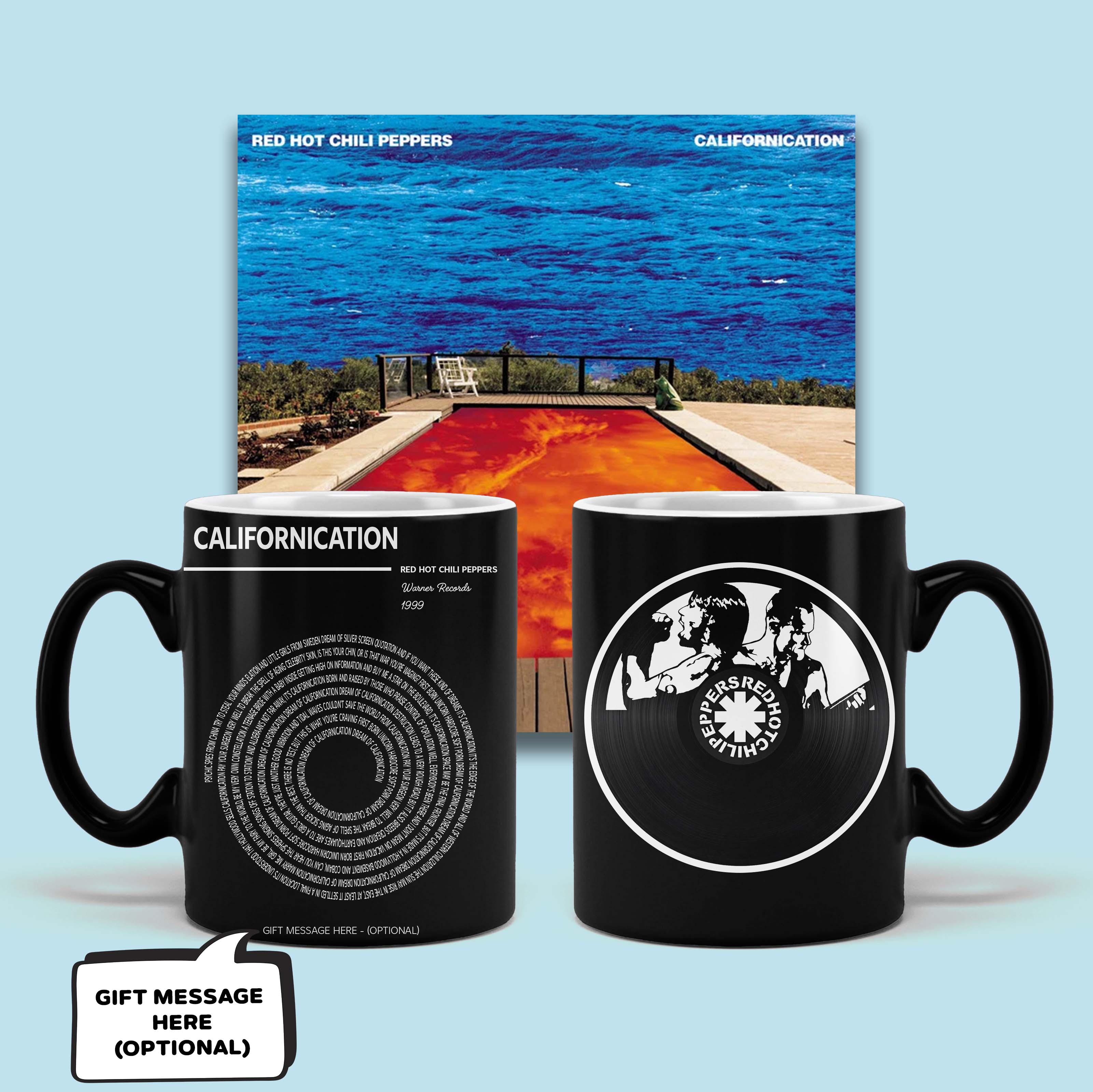 Red Hot Chili Peppers - Californication black Mug MS10090