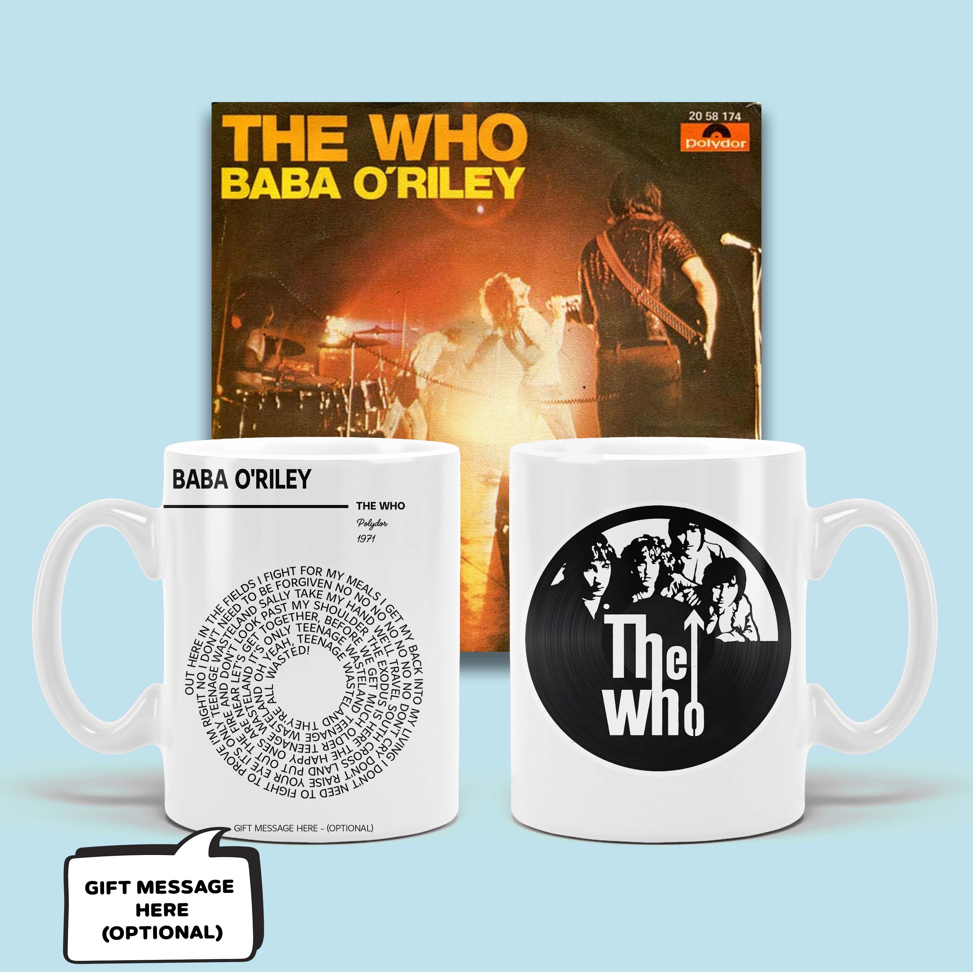 The Who - Baba O_Riley Mug MS10099