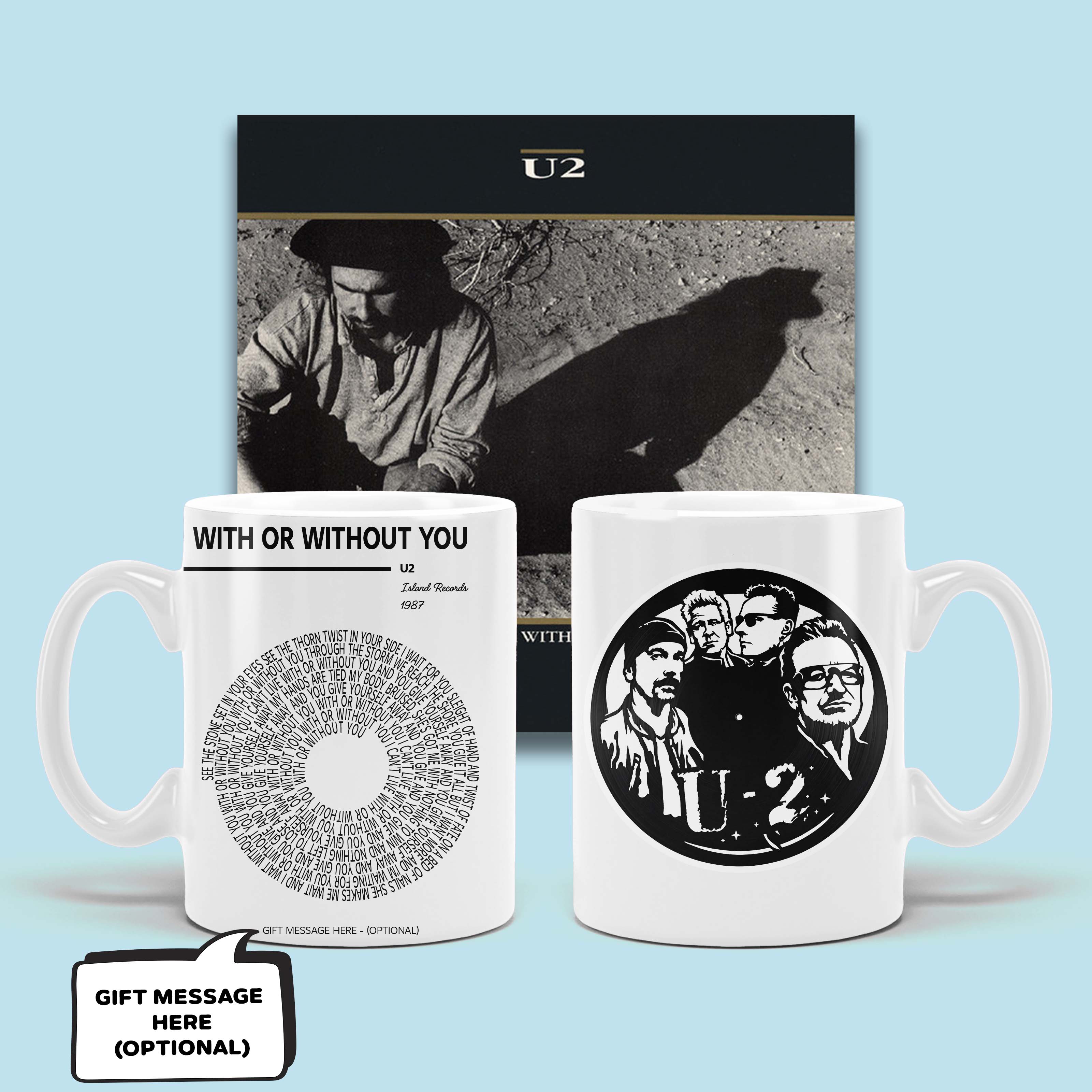 u2 - with or without you Mug MS10101