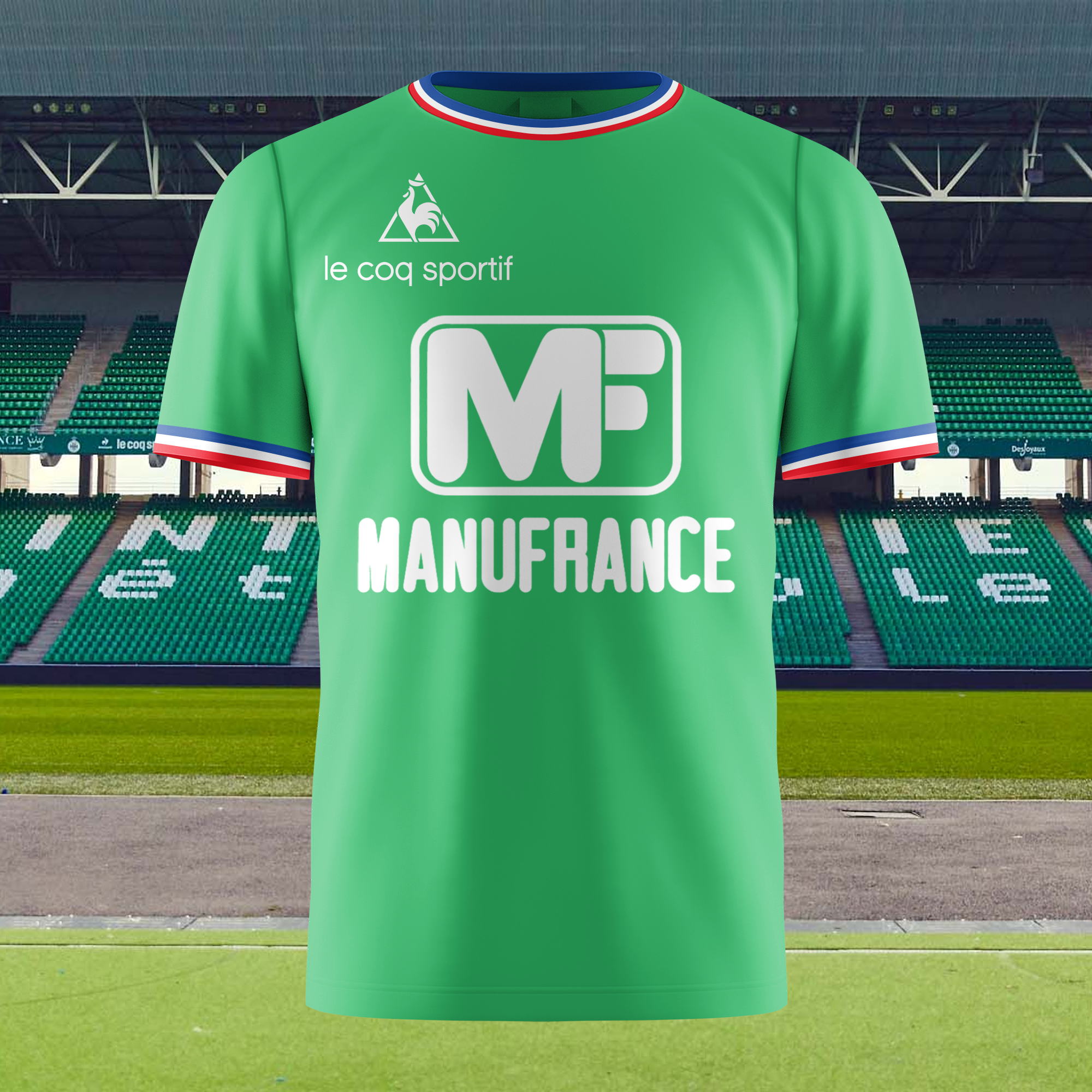 AS Saint-Étienne 1976-77 Home Kit Retro Shirt PT71868