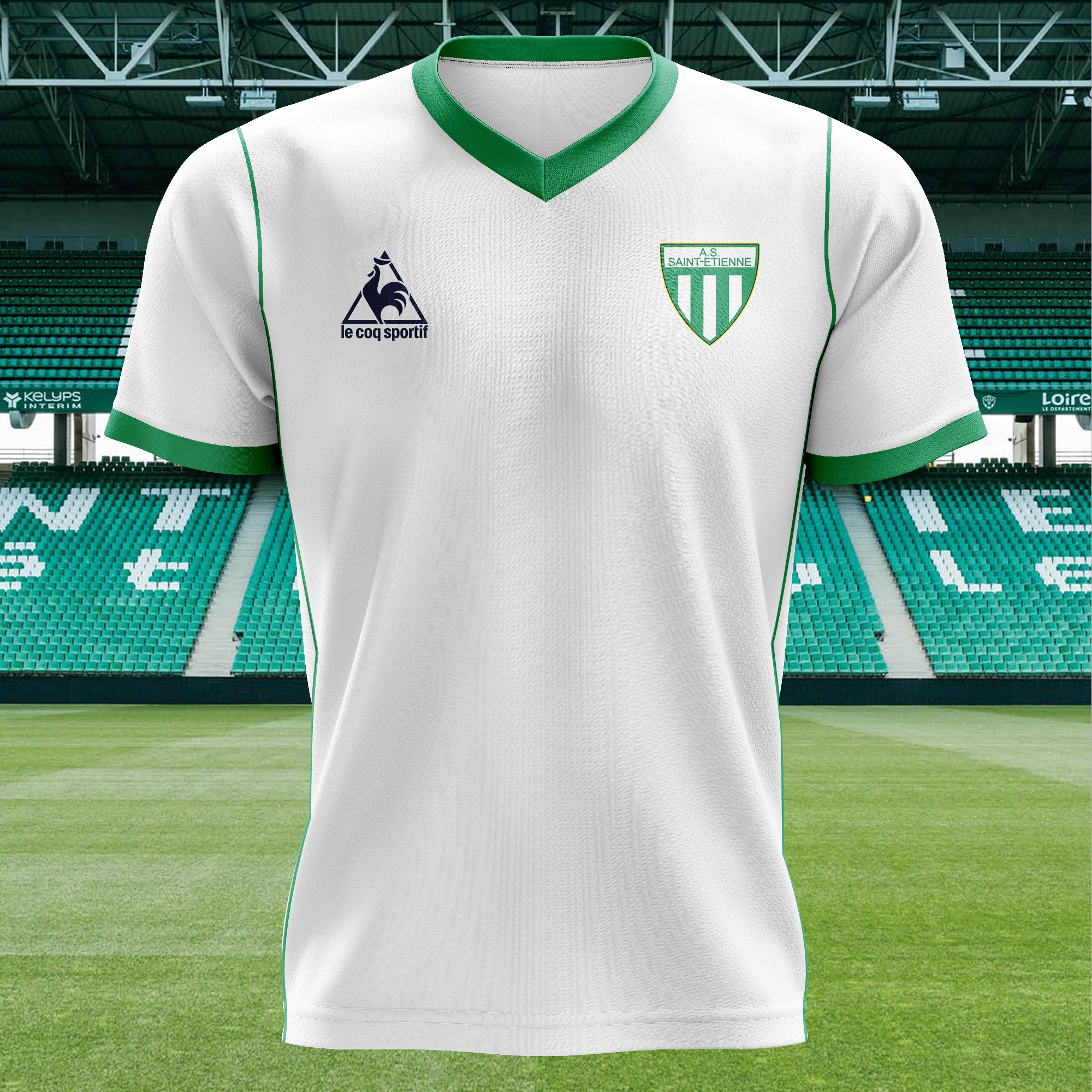 AS Saint-Étienne 1981-82 Away Kit Retro Shirt PT71873