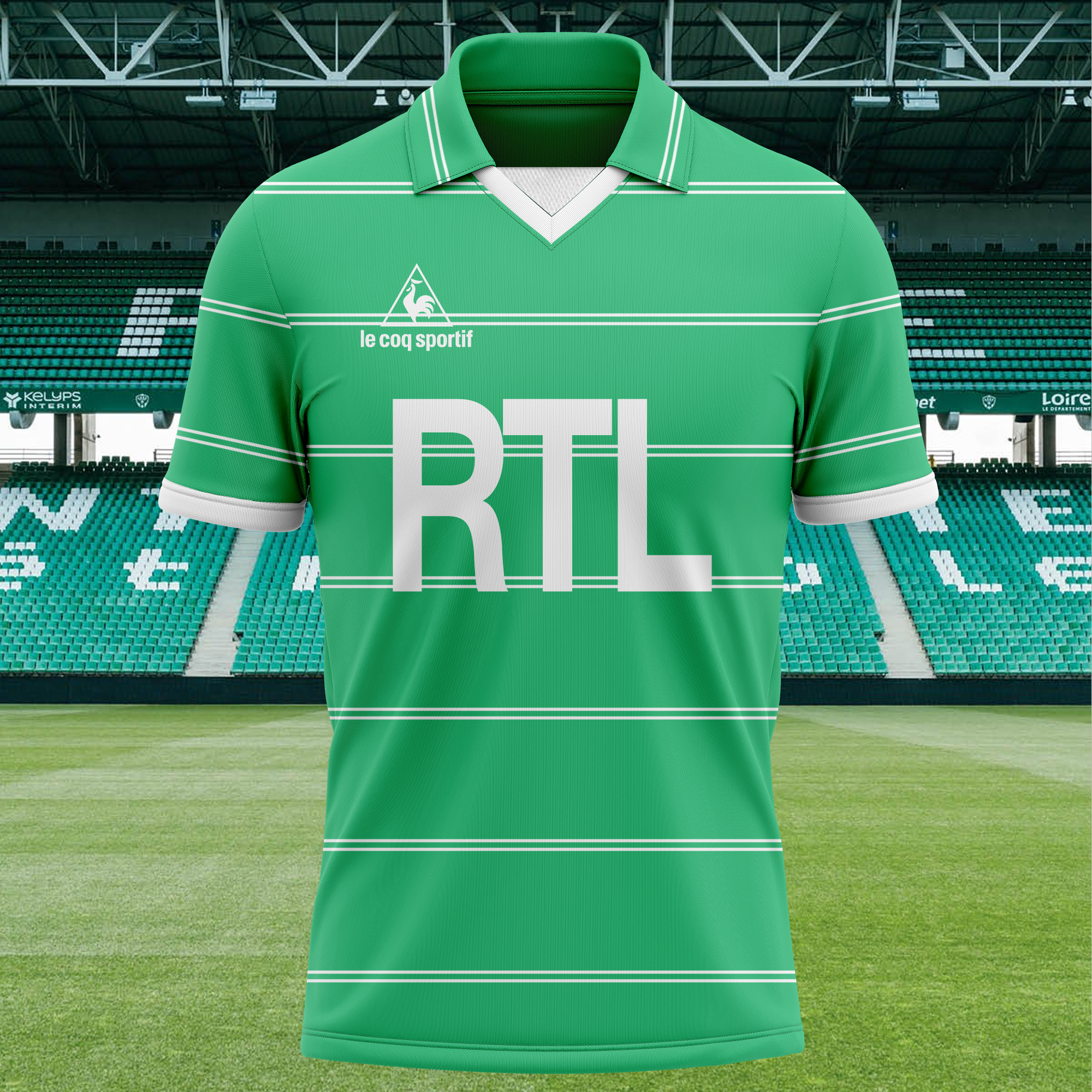 AS Saint-Étienne 1983-84 Cup Home Kit Retro Shirt PT71875