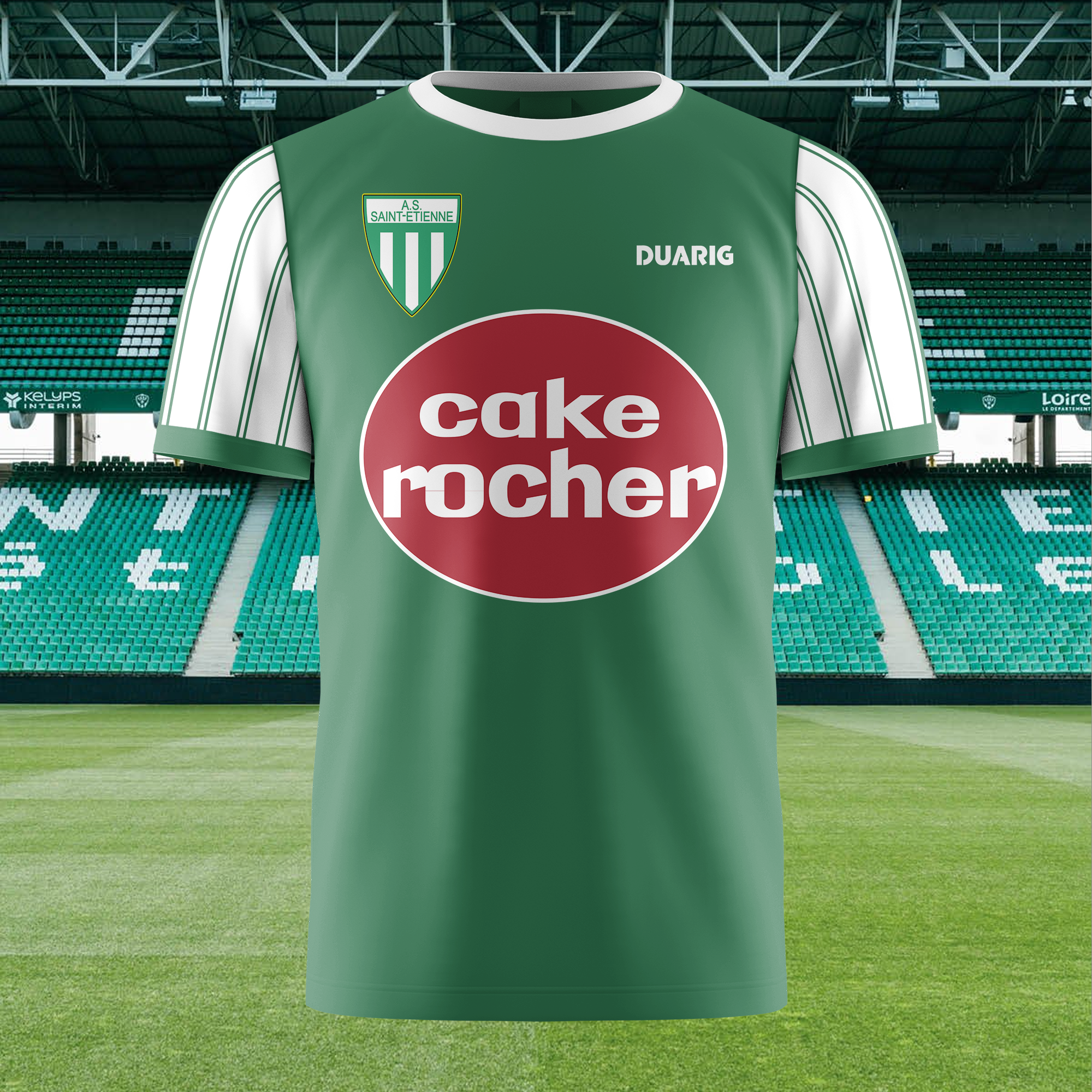 AS Saint-Étienne 1984-85 Home Kit Retro Shirt PT71876