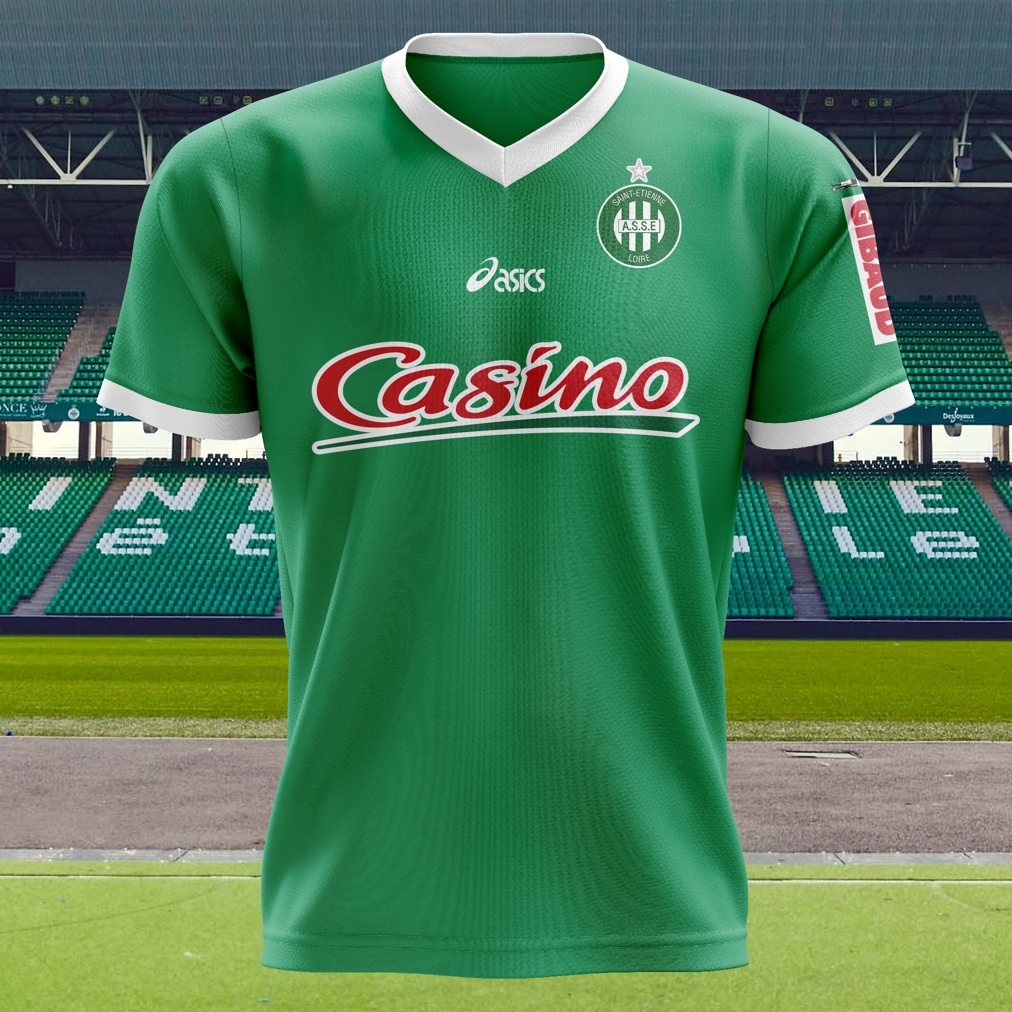 AS Saint-Étienne 1998-99 Home Kit Retro Shirt PT71890