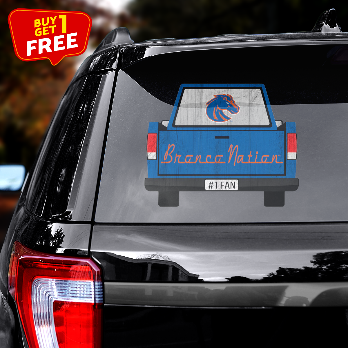 Boise State Broncos Truck Back Decal PT71906