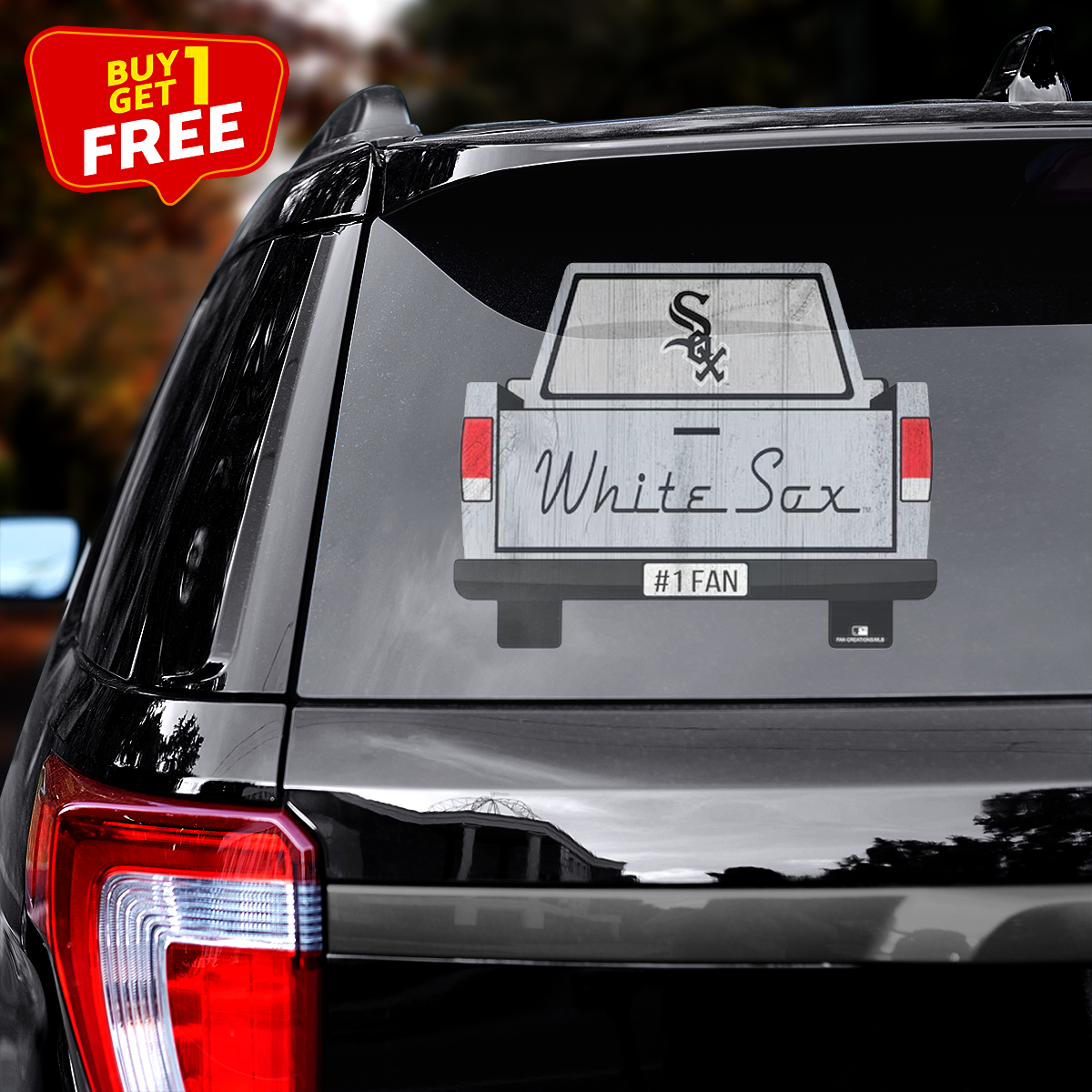 Chicago White Sox Truck Back Decal PT71919