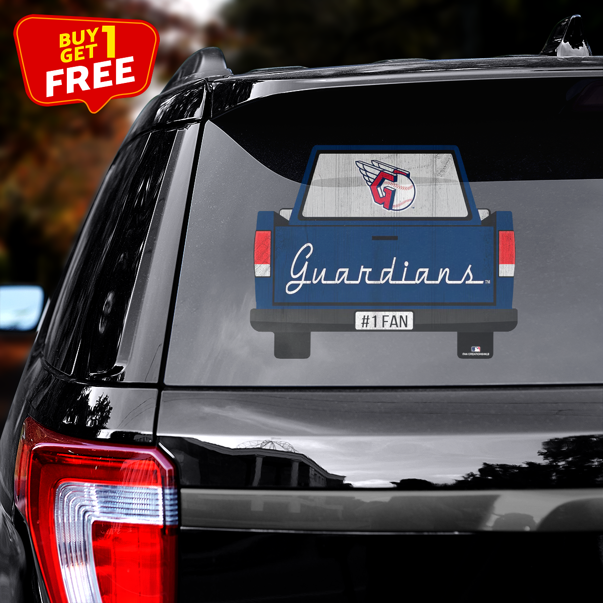 Cleveland Guardians Truck Back Decal PT71924
