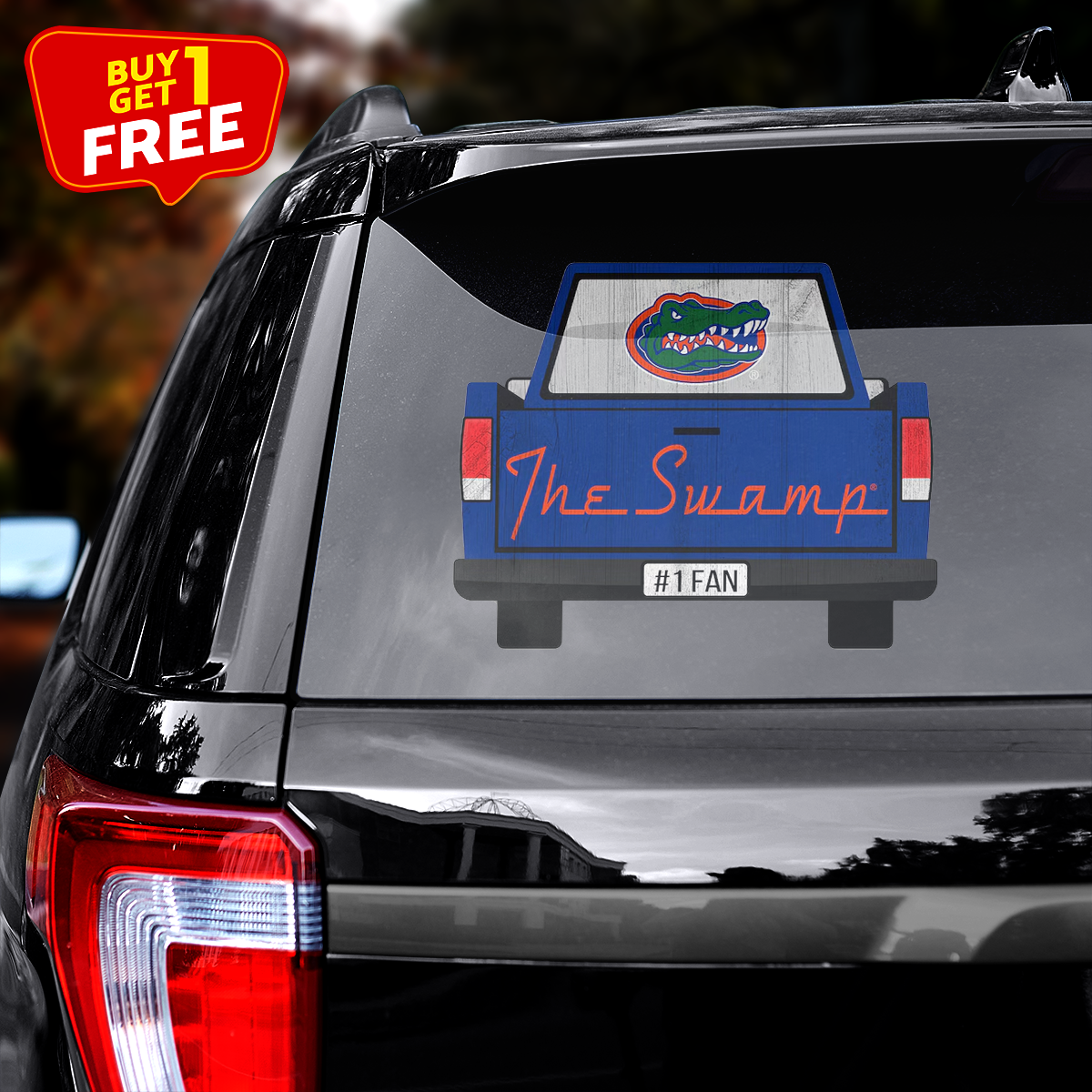 Florida Gators Truck Back Decal PT71935