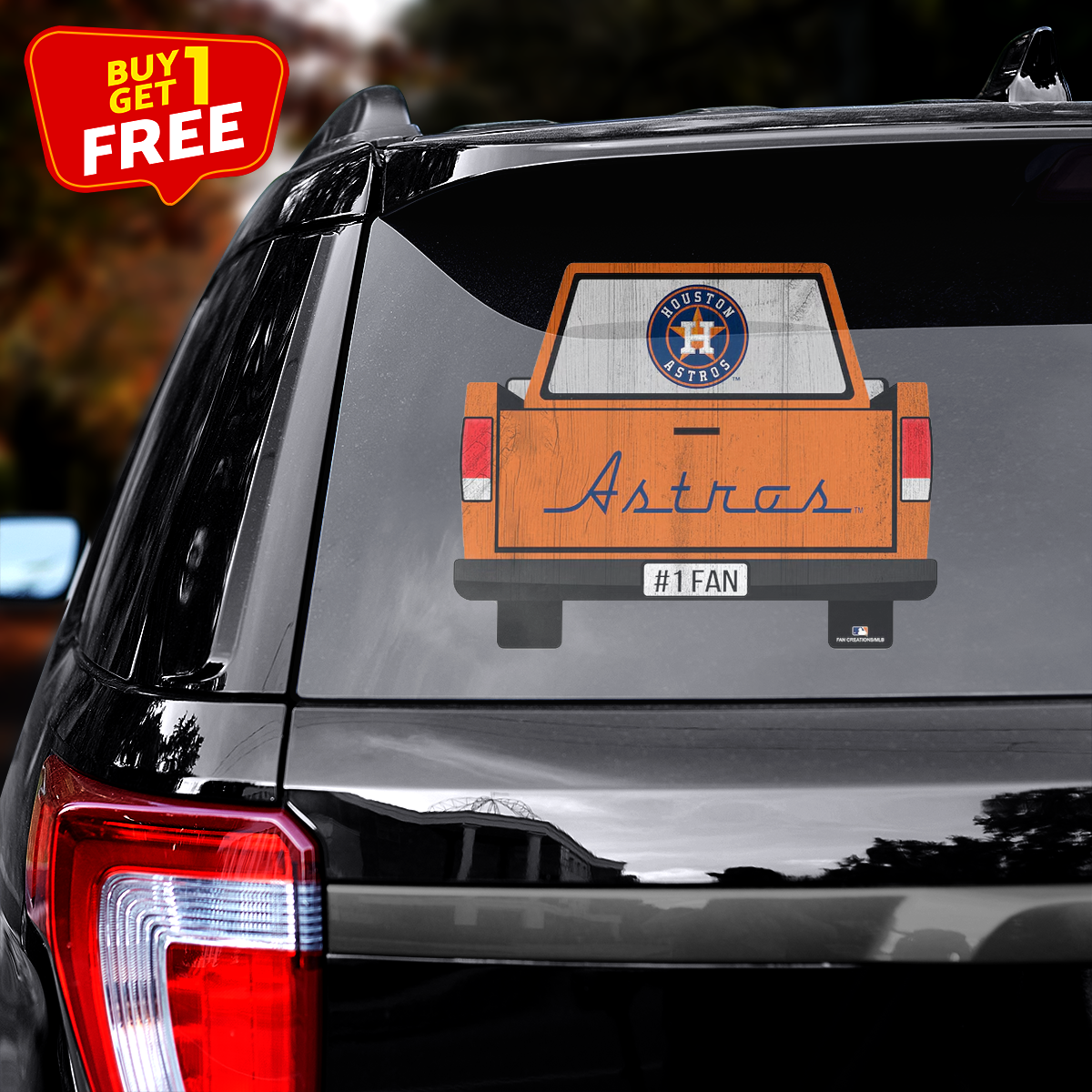Houston Astros Truck Back Decal PT71942