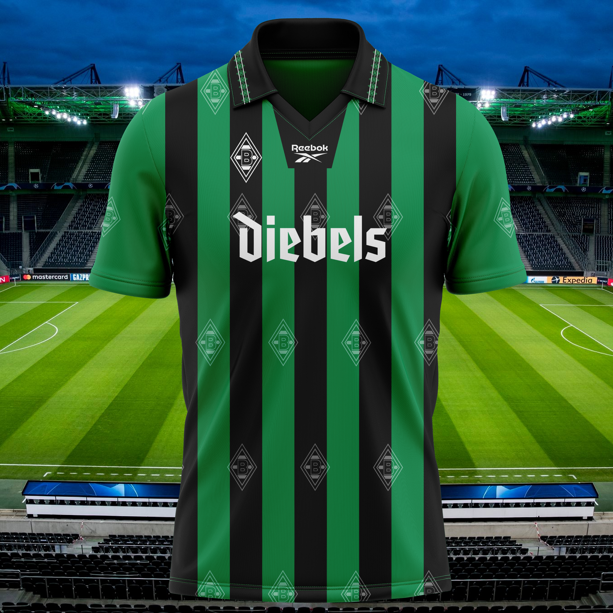 Borussia Mönchengladbach 2008-09 Home Retro Shirt PT72047 (Copy)