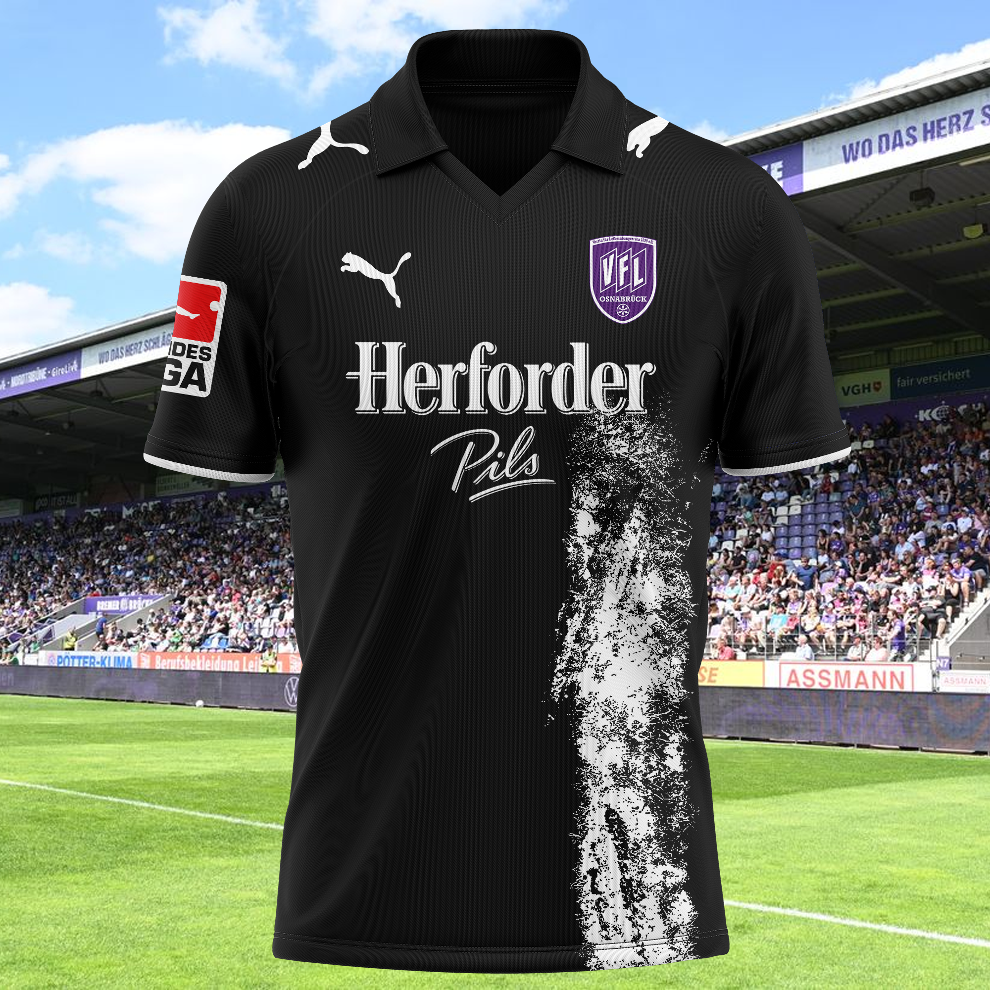 VfL Osnabrück 1984-85 Home Retro Shirt PT72049 (Copy)