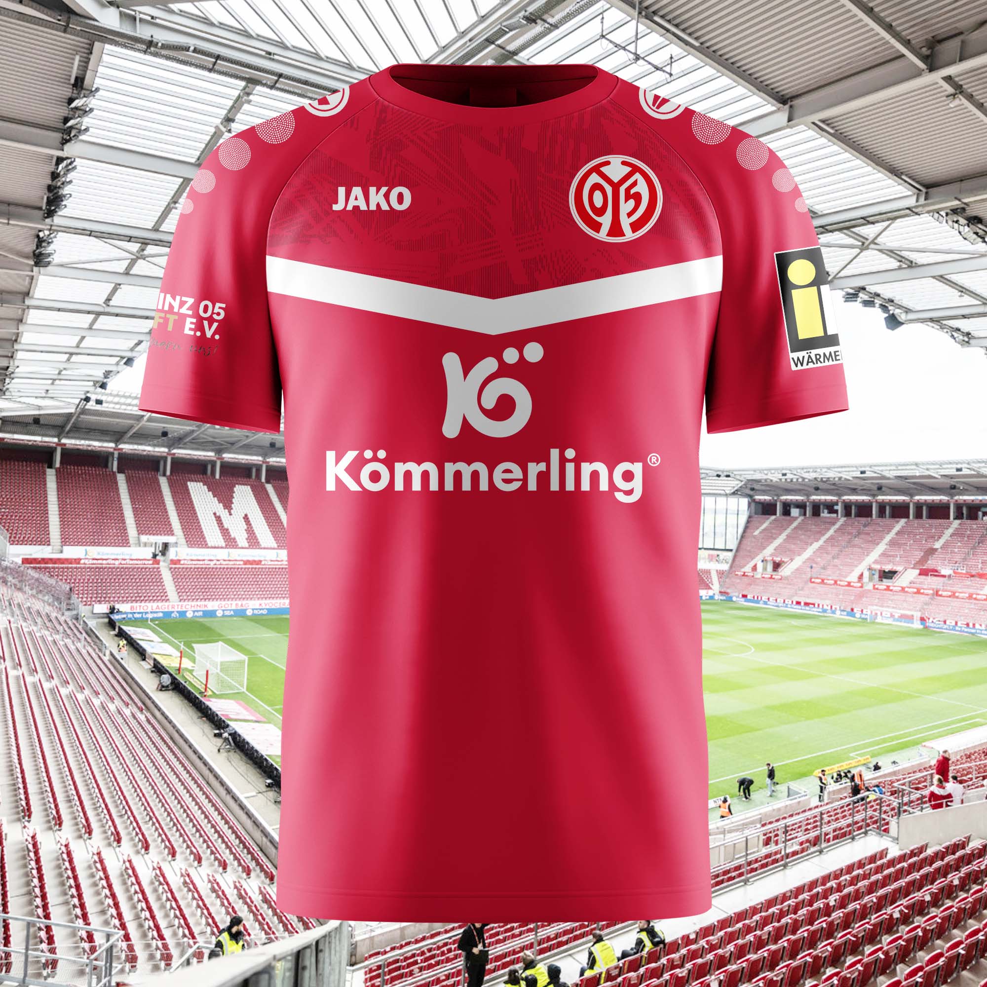 1. FSV Mainz 05 2024-25 Training Shirt Retro Shirt PT72197