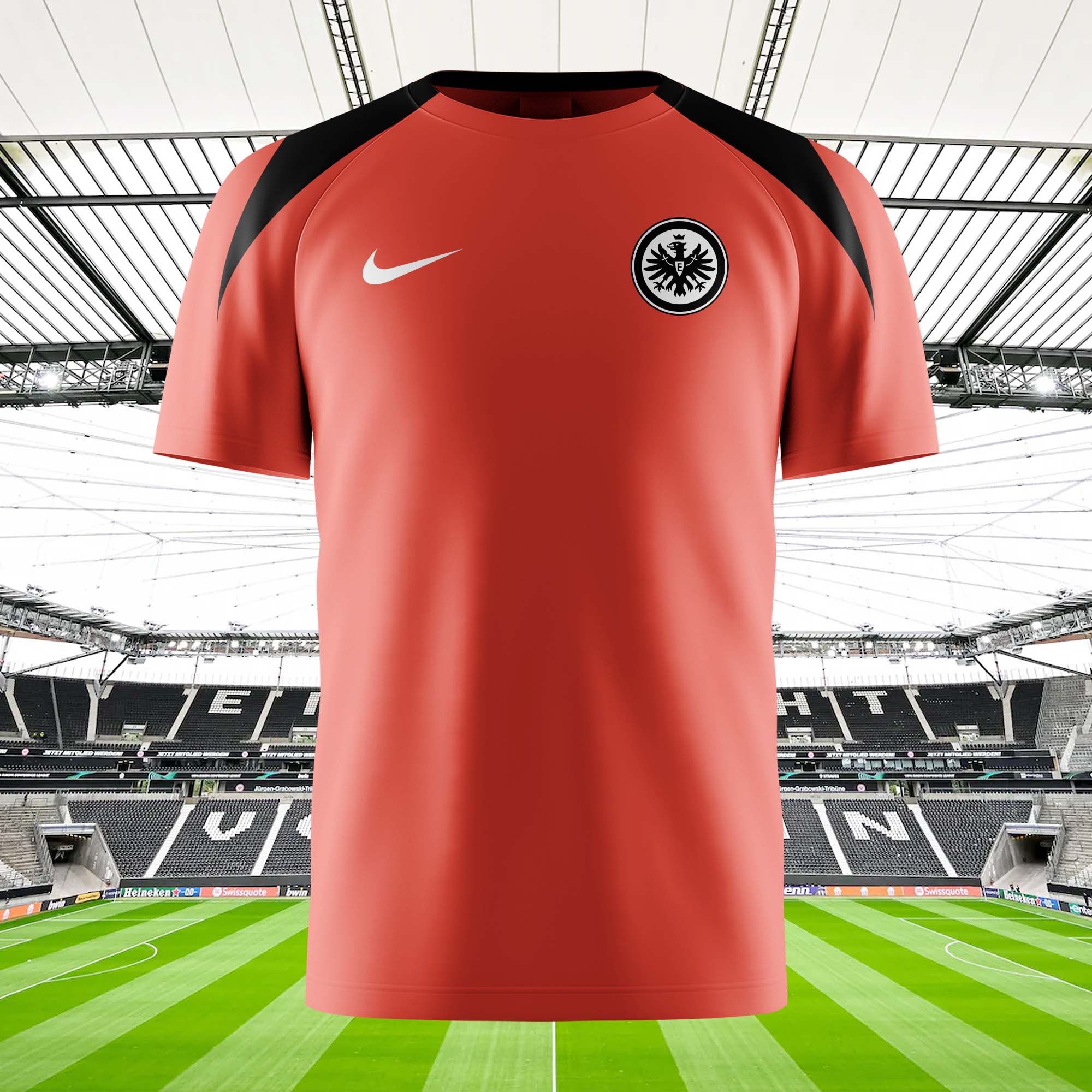Eintracht Frankfurt 2024-25 Training Shirt Retro Shirt PT72206