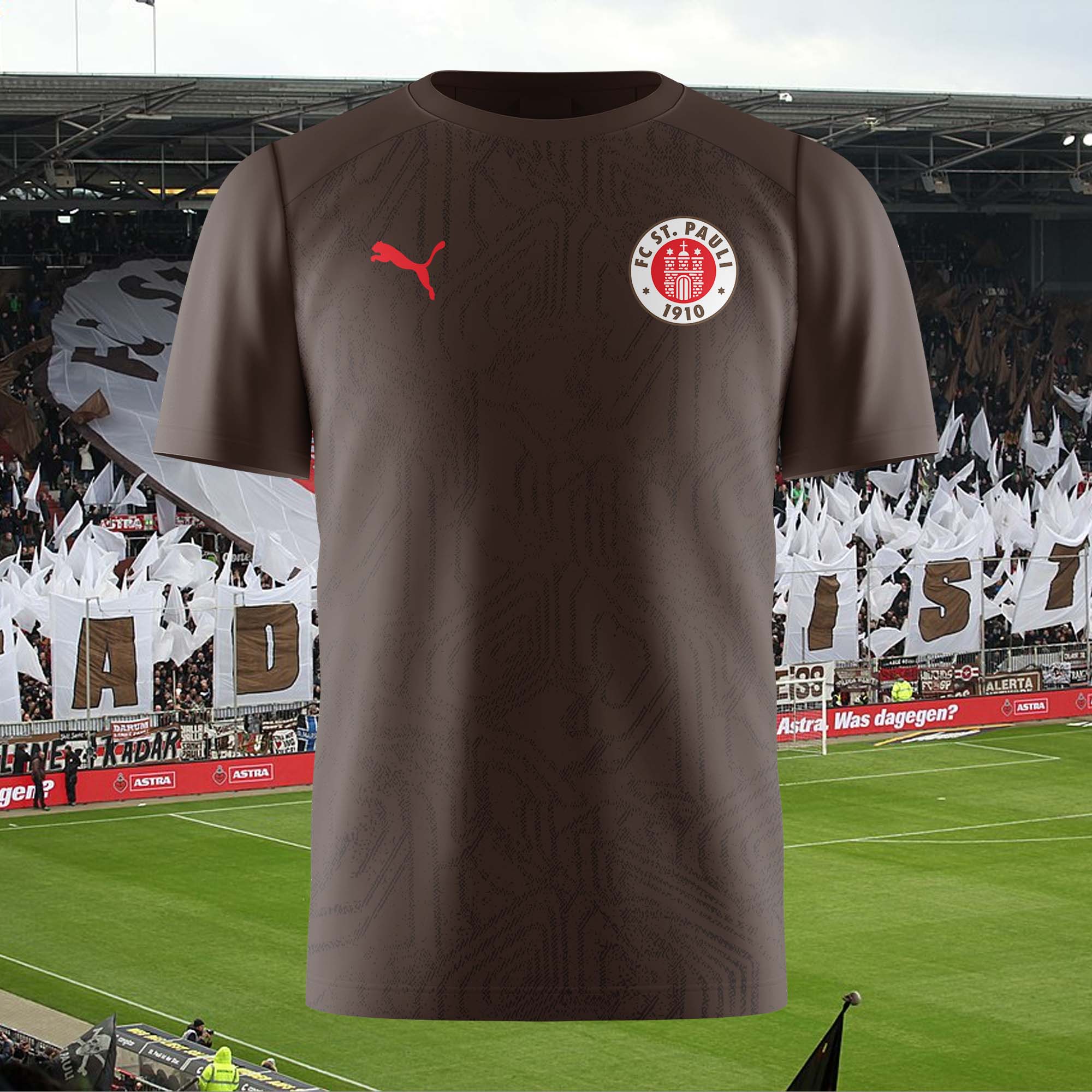 FC St. Pauli 2024-25 Training Shirt Retro Shirt PT72208