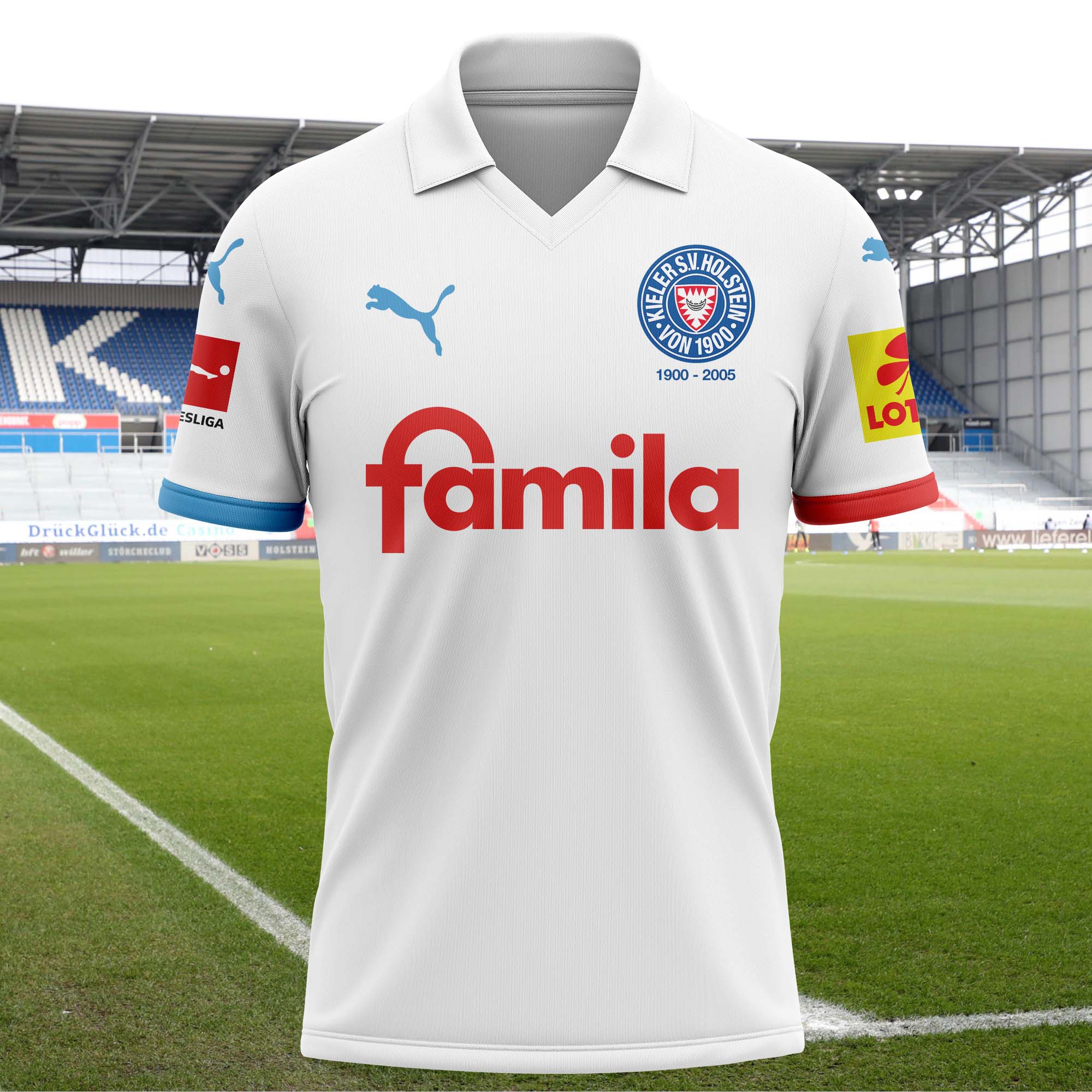 Holstein Kiel 2024-25 Anniversary Kit Retro Shirt PT72209