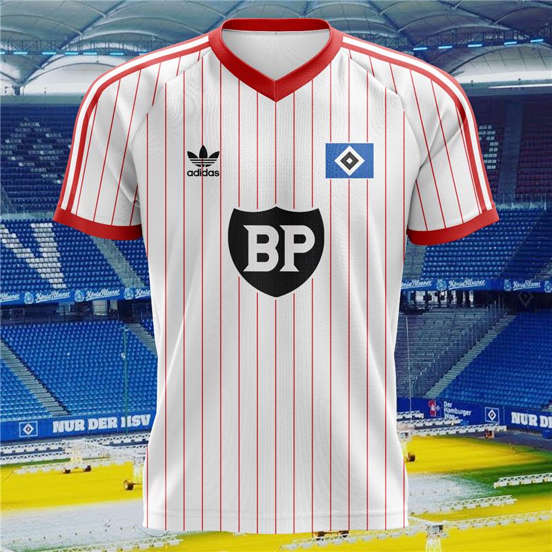Hamburger SV 1981-82 Home Kit Retro Shirt PT72187