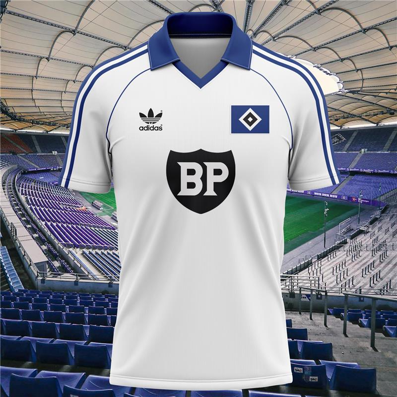 Hamburger SV 1982-8 European Cup Kit Retro Shirt PT72188