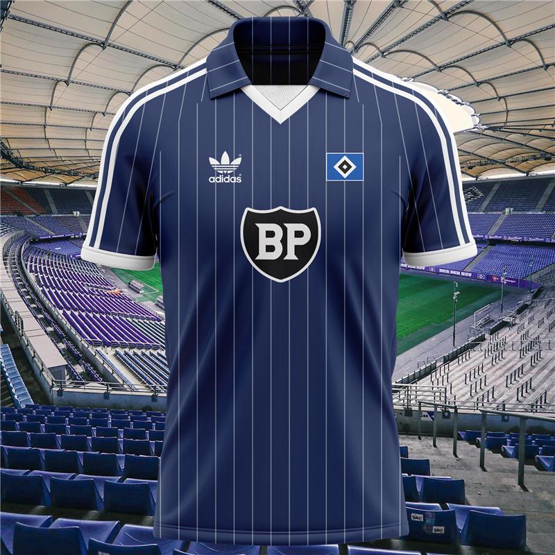Hamburger SV 1982-83 Third Kit Retro Shirt PT72189