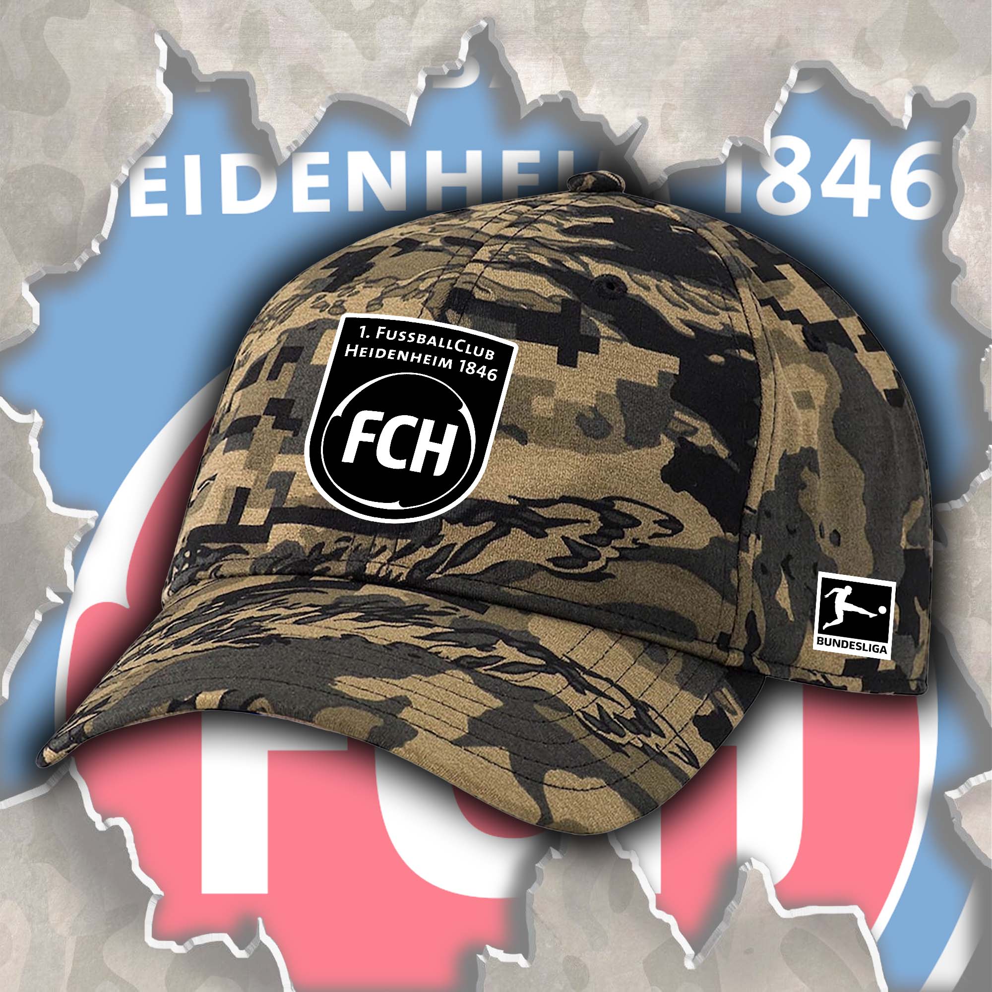 1. FC Heidenheim Embroidered and Printed Cap PT72237