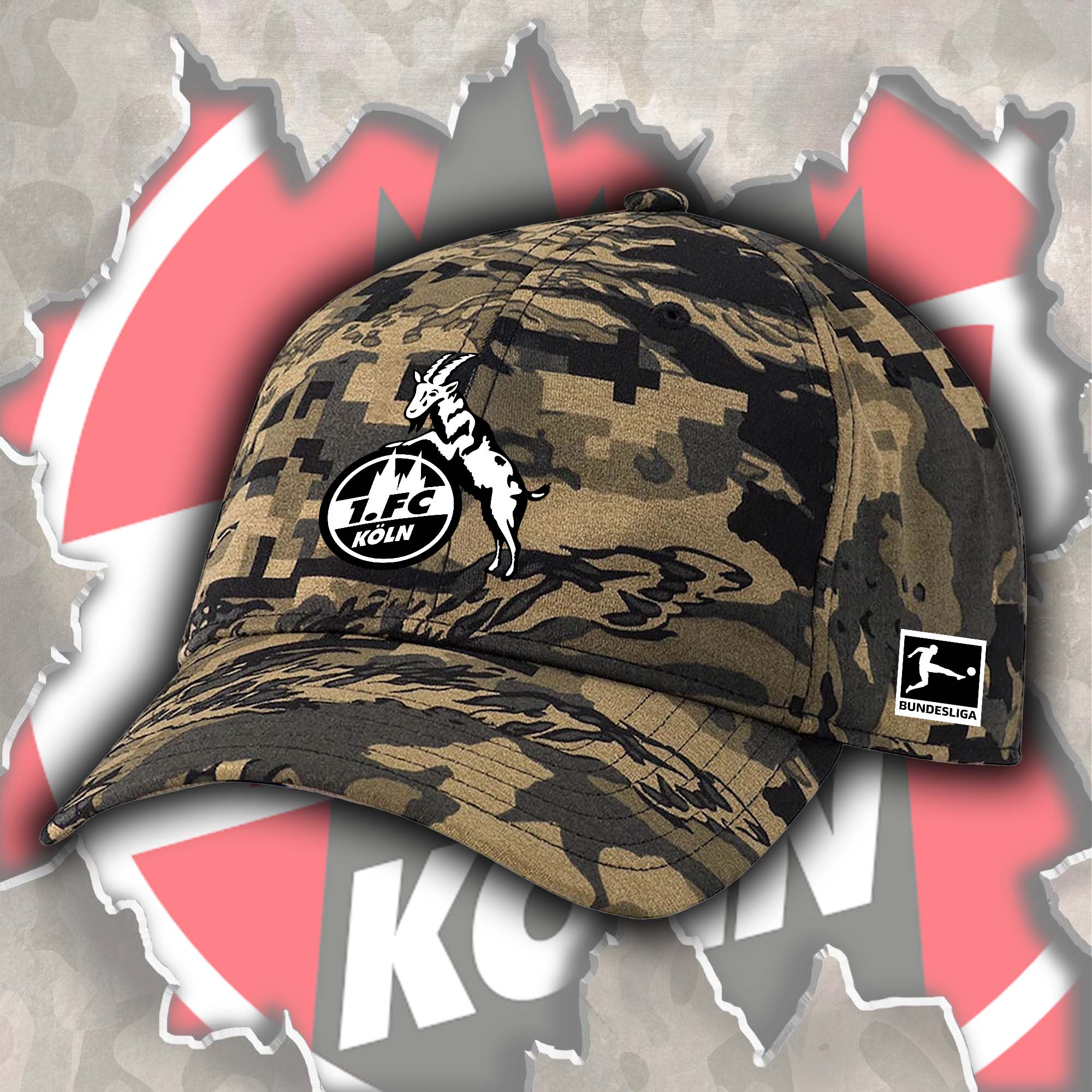 1. FC Köln Embroidered and Printed Cap PT72238