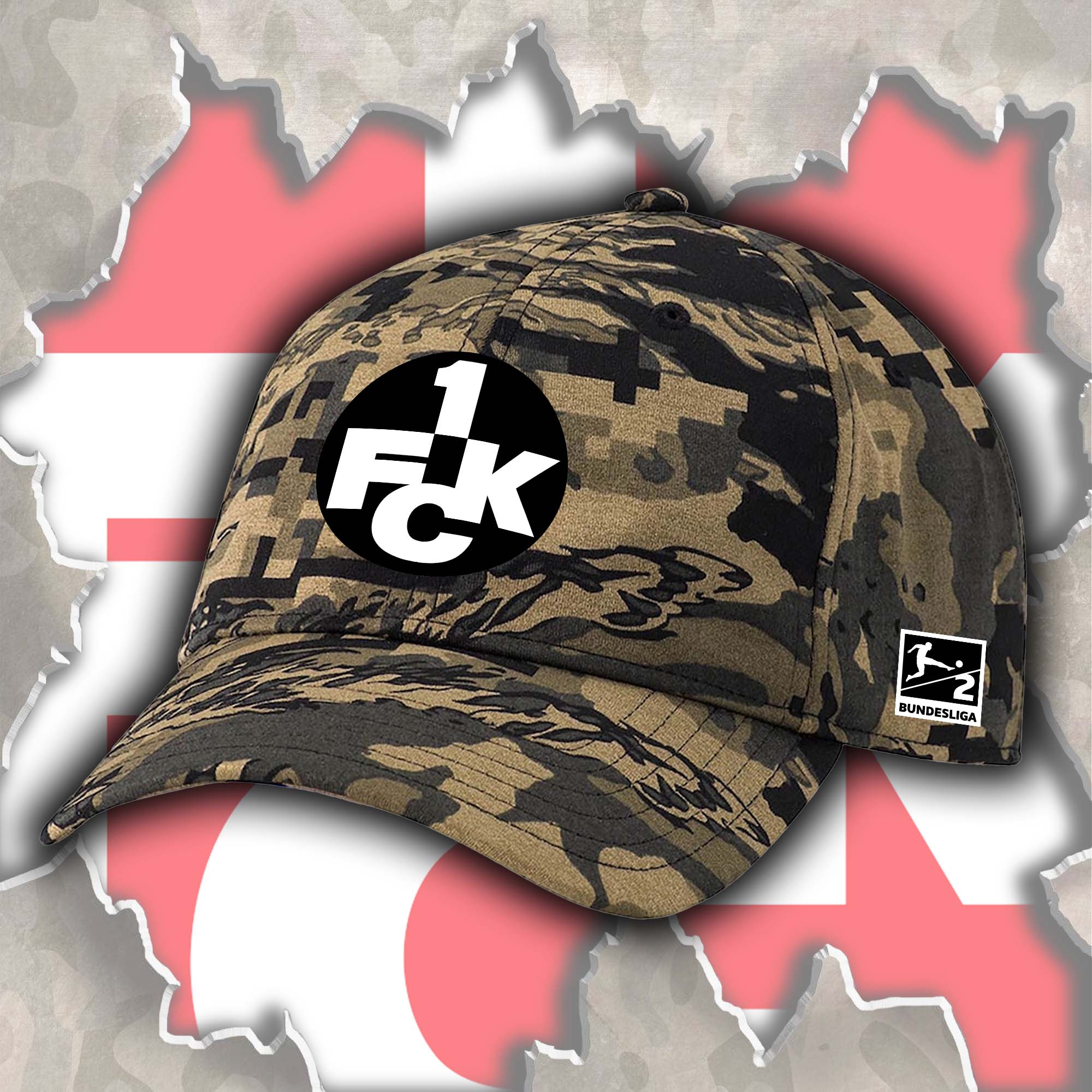 1. FC Kaiserslautern Embroidered and Printed Cap PT72255