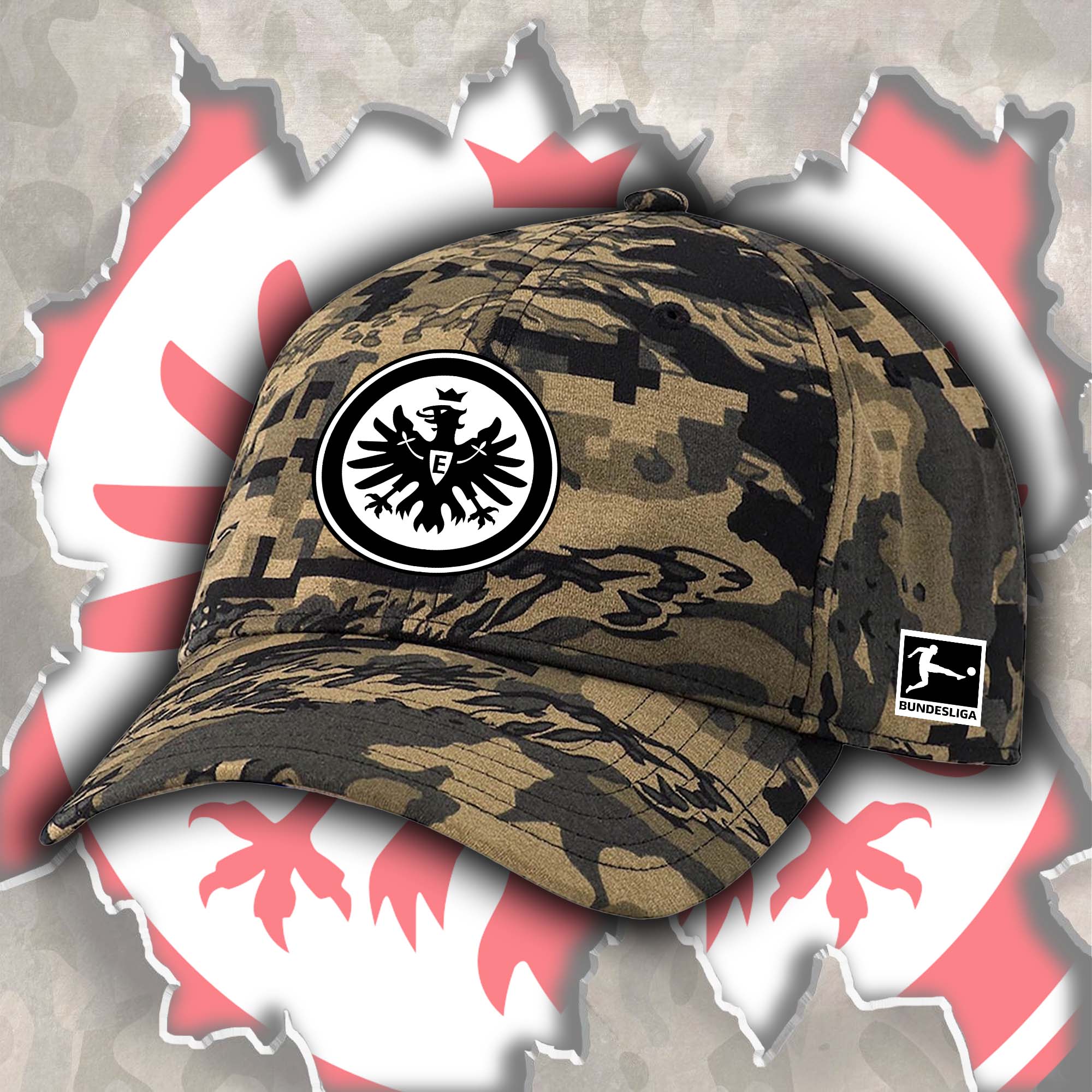 Eintracht Frankfurt Embroidered and Printed Cap PT72243