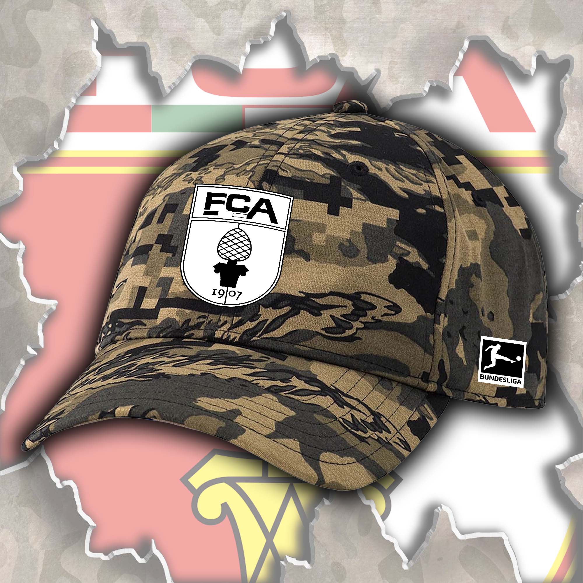 FC Augsburg Embroidered and Printed Cap PT72244