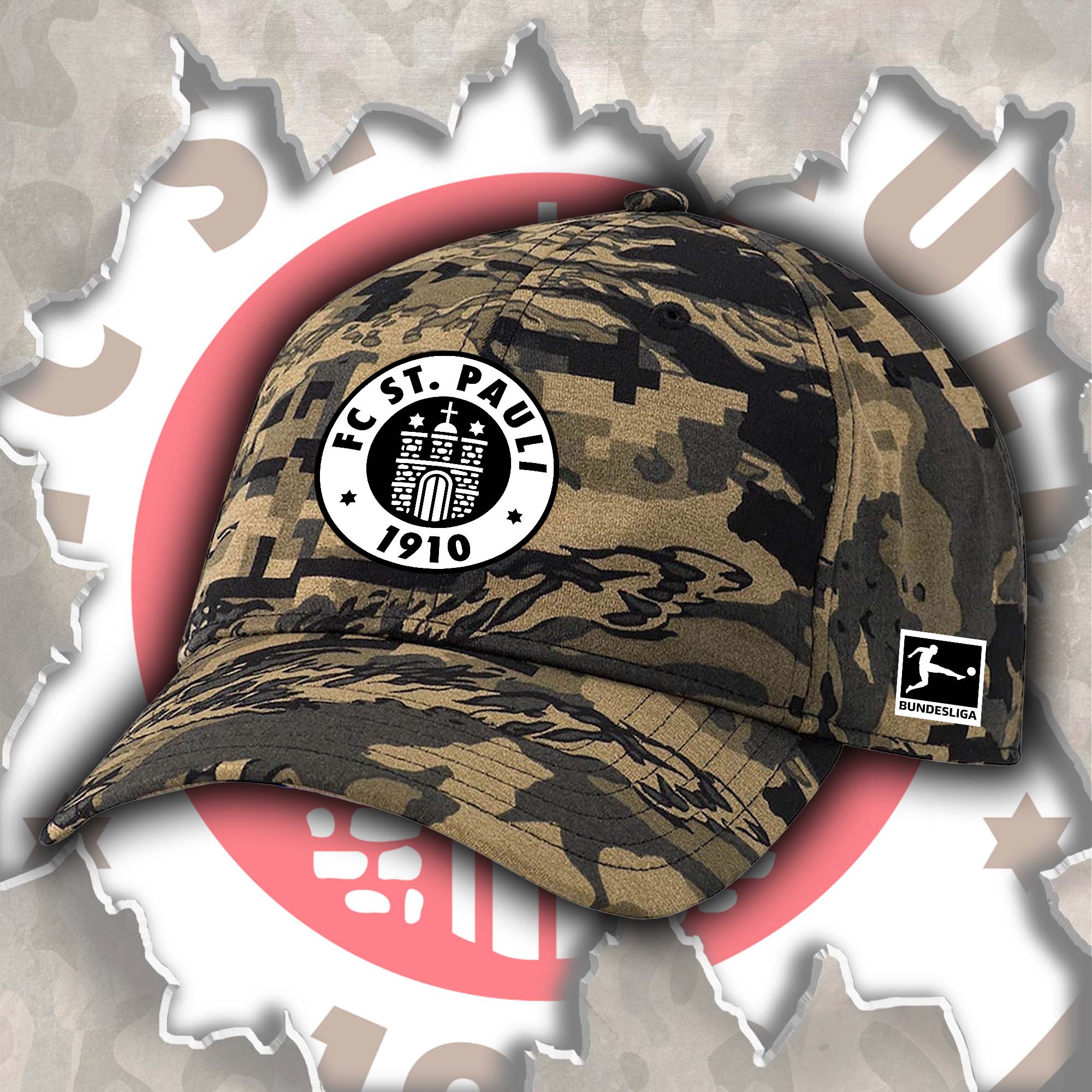 FC St. Pauli Embroidered and Printed Cap PT72246