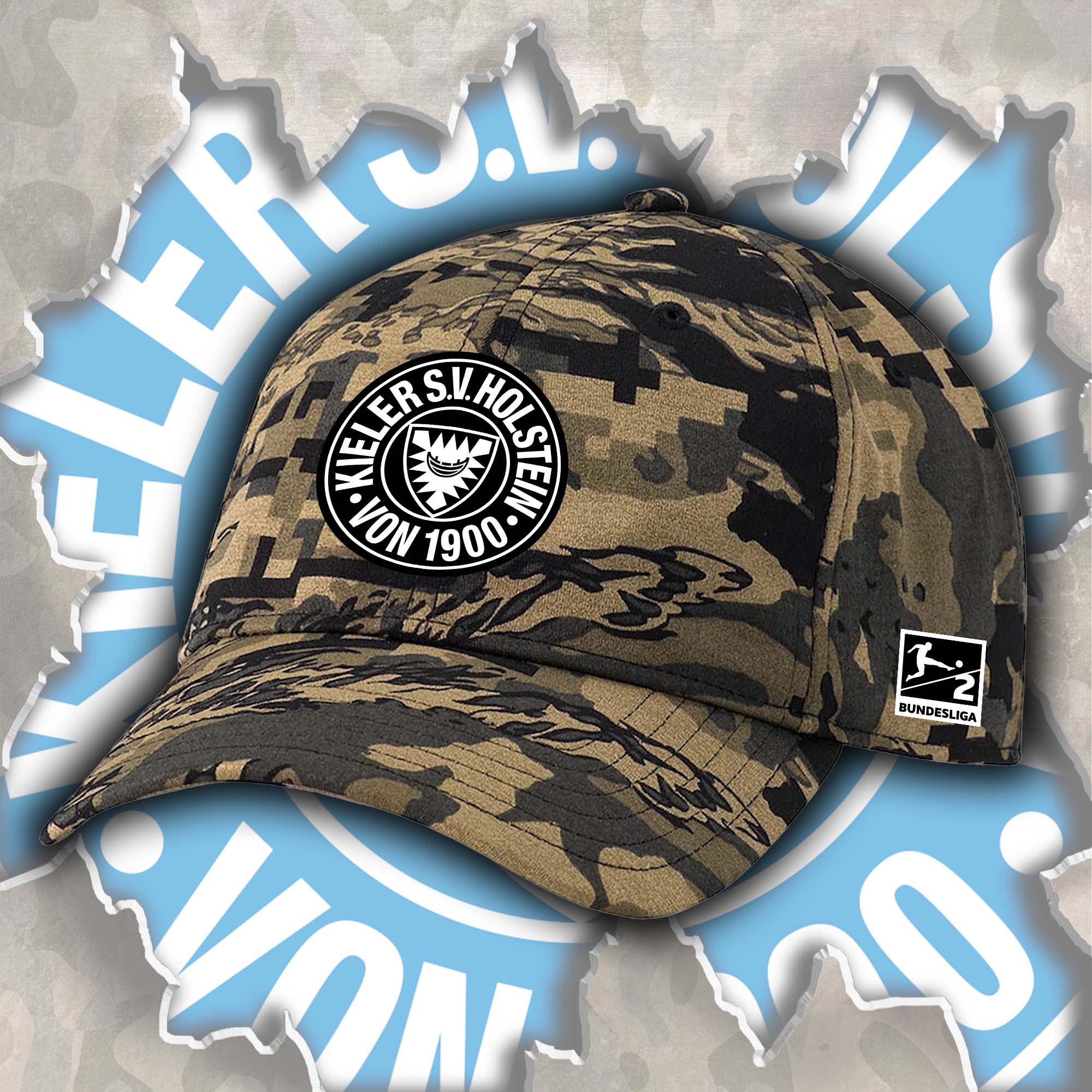 Holstein Kiel Embroidered and Printed Cap PT72265