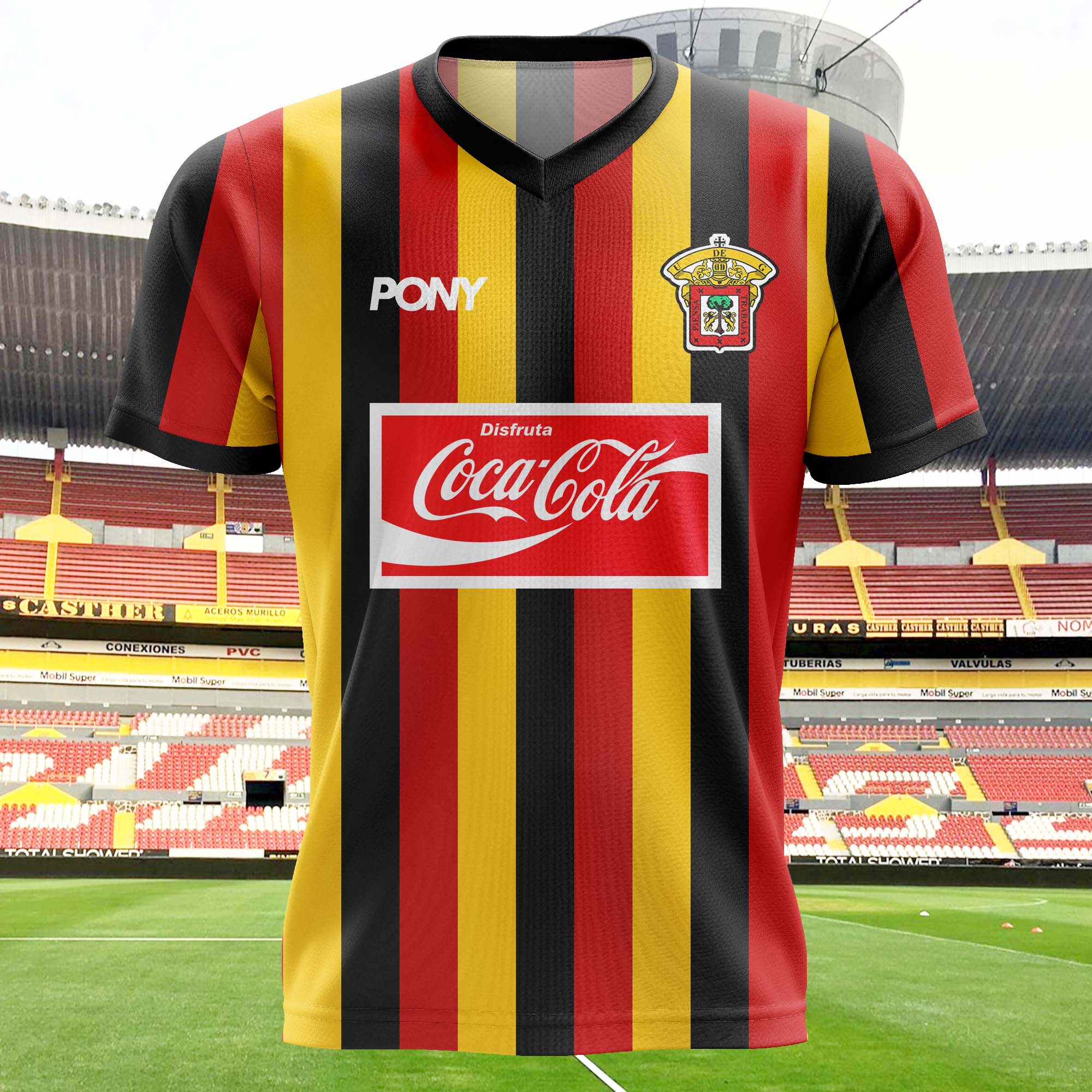Leones Negros 1993-94 Home Kit Retro Shirt PT72231