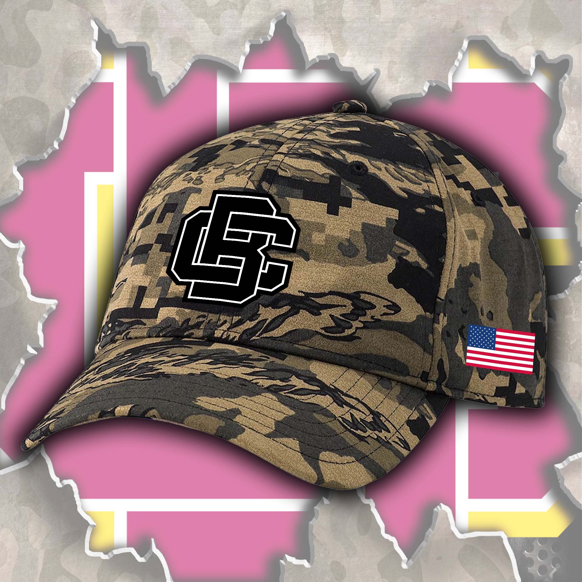 Bethune Cookman Wildcats Embroidered and Printed Cap PT72330