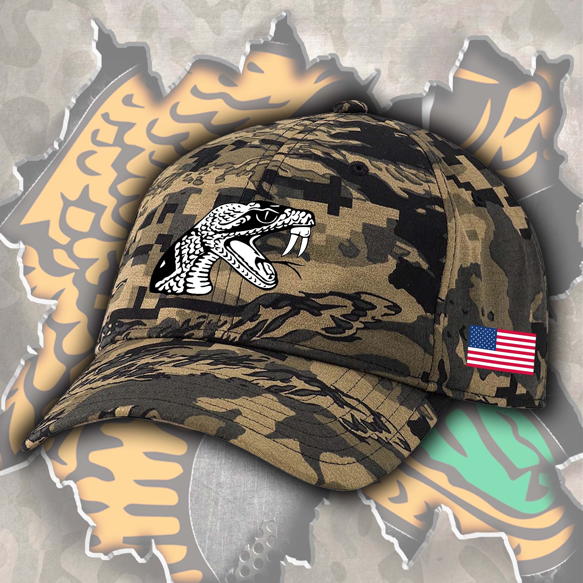Florida A&M Rattlers Embroidered and Printed Cap PT72337