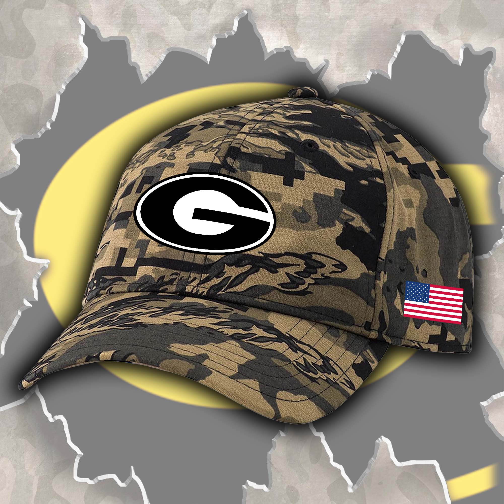 Grambling Tigers Embroidered and Printed Cap PT72343
