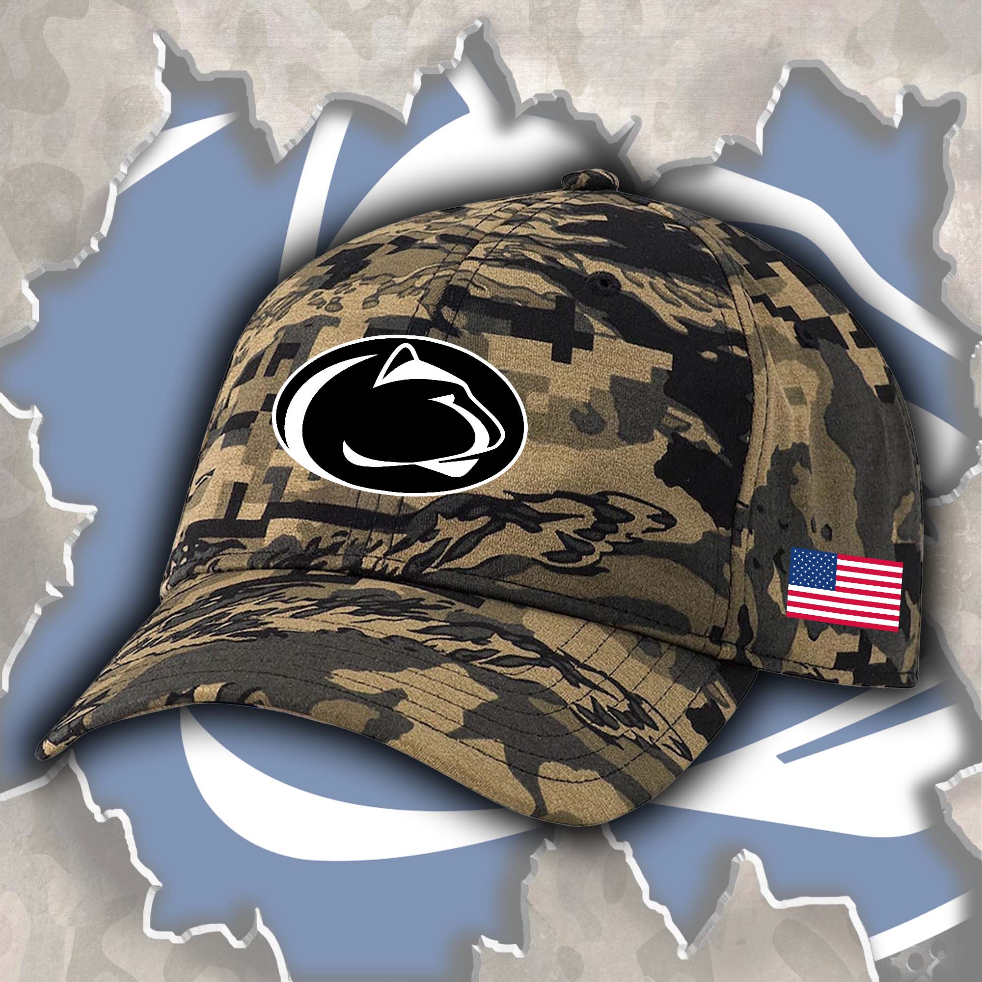 Penn State Nittany Lions Embroidered and Printed Cap PT72373