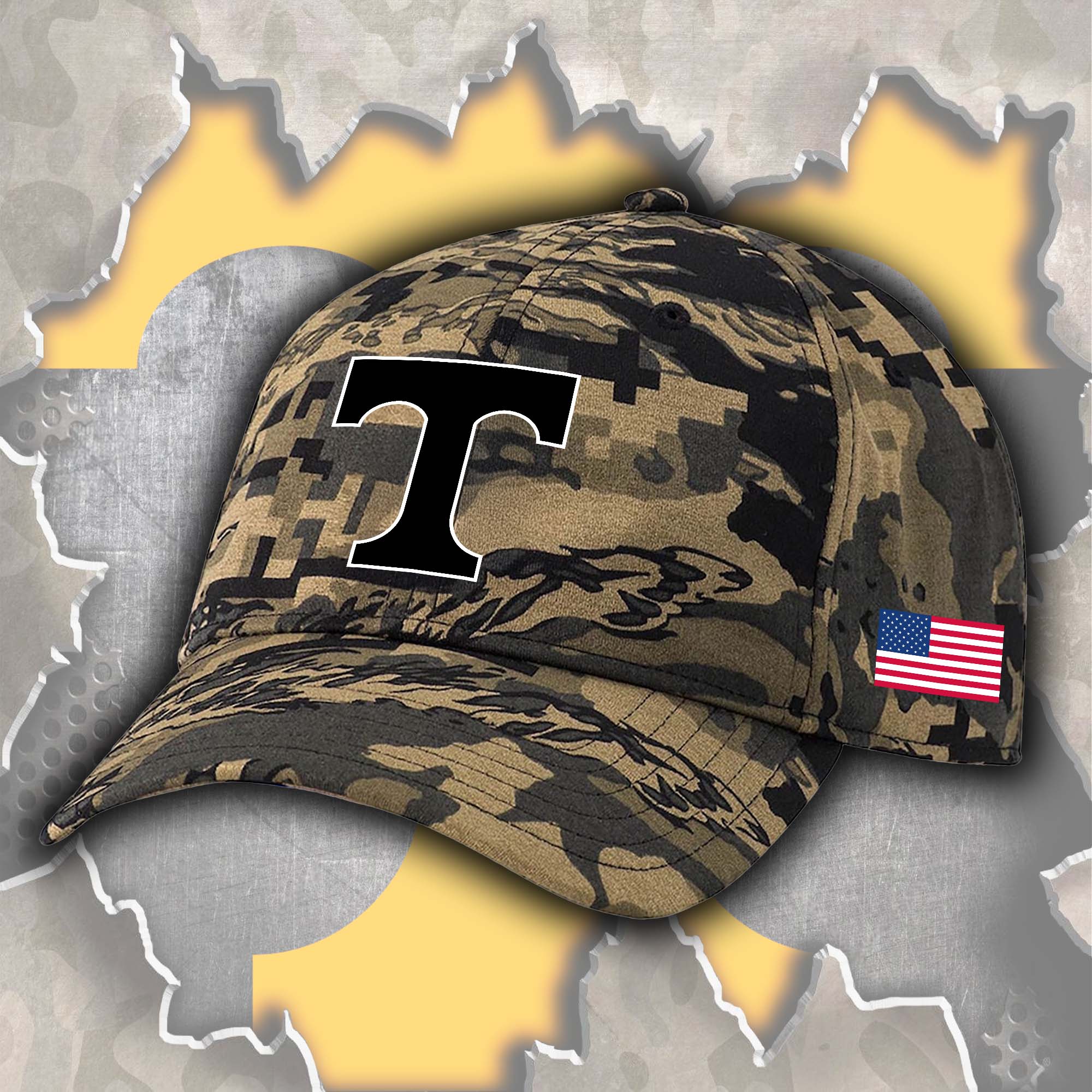 Tennessee Volunteers Embroidered and Printed Cap PT72381