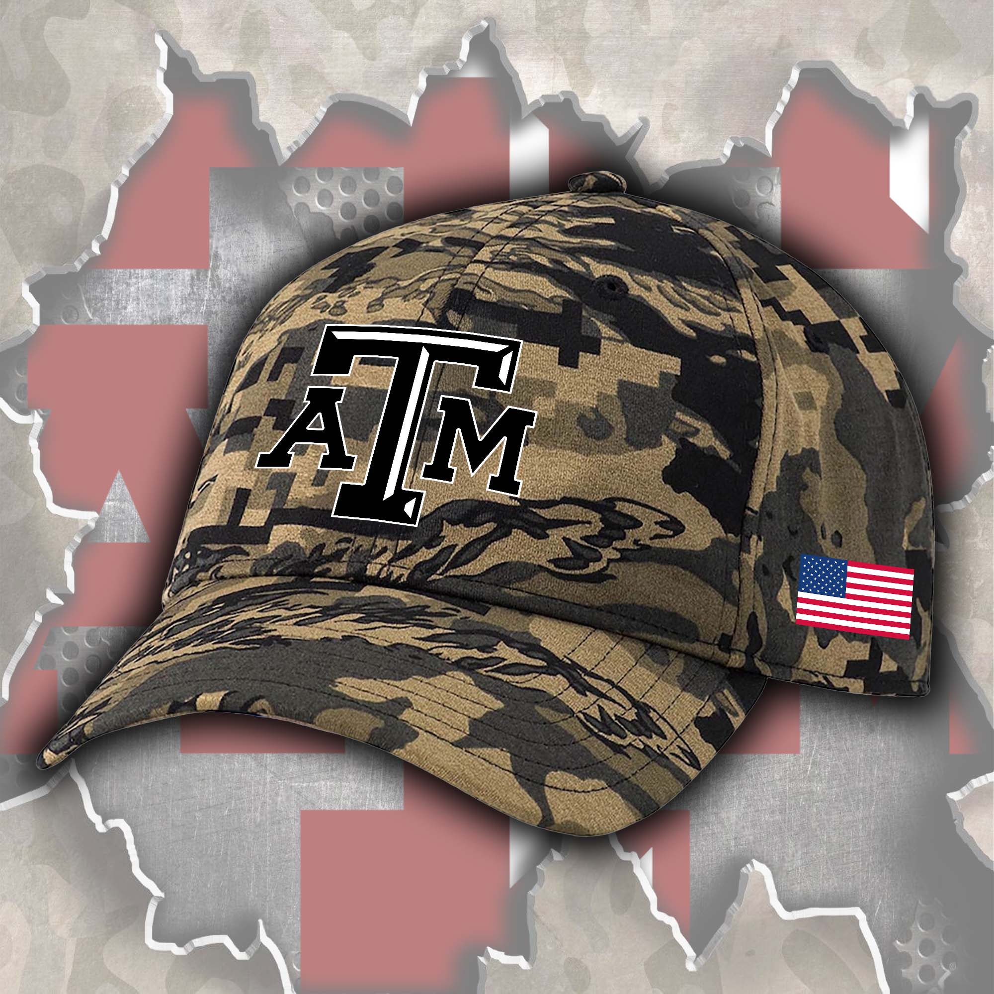 Texas A&M Aggies Embroidered and Printed Cap PT72382