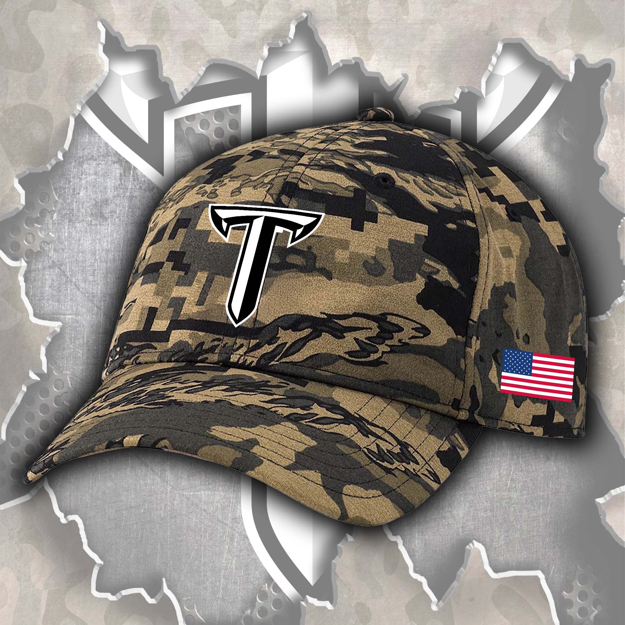 Troy Trojans Embroidered and Printed Cap PT72385