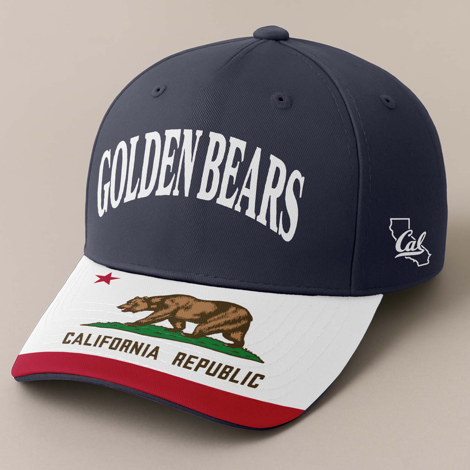 Cal Bears Embroidered and Printed Cap PT72398