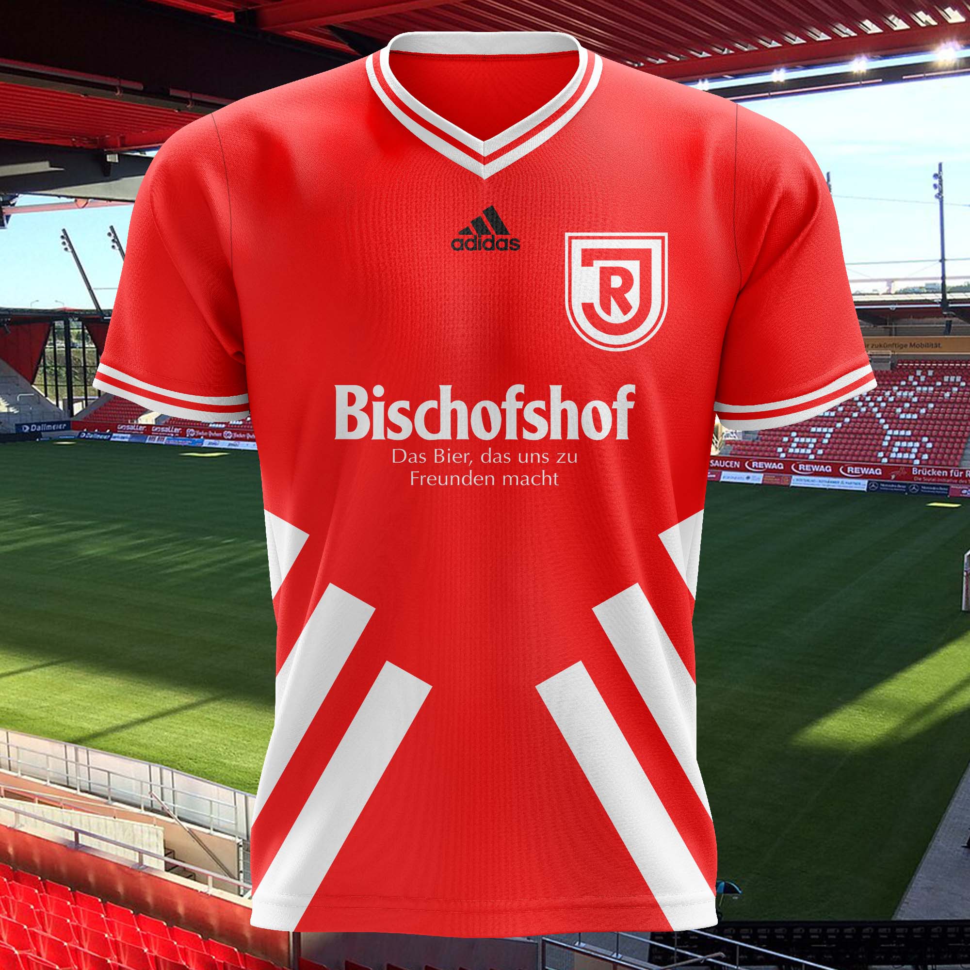 Jahn Regensburg 1994-95 Home Kit Retro Shirt PT72432